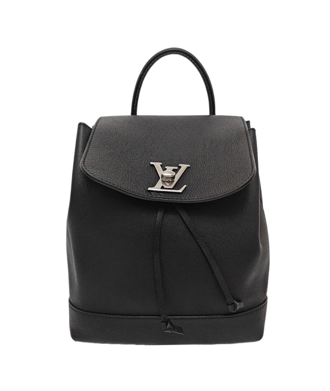 LOUIS VUITTON Черный кожаный рюкзак, фото 1