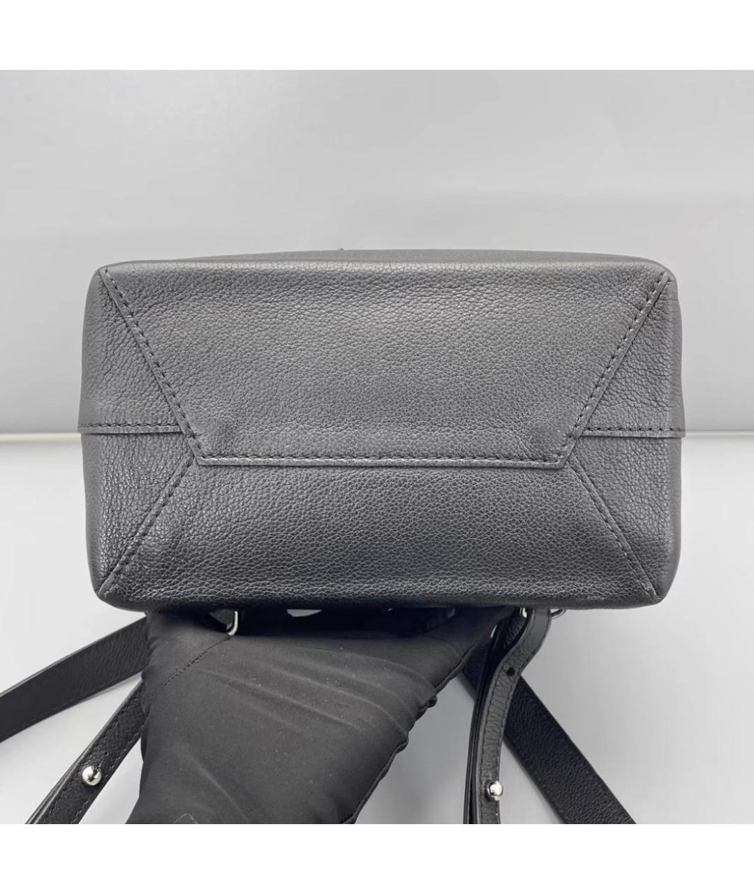 LOUIS VUITTON Черный кожаный рюкзак, фото 5