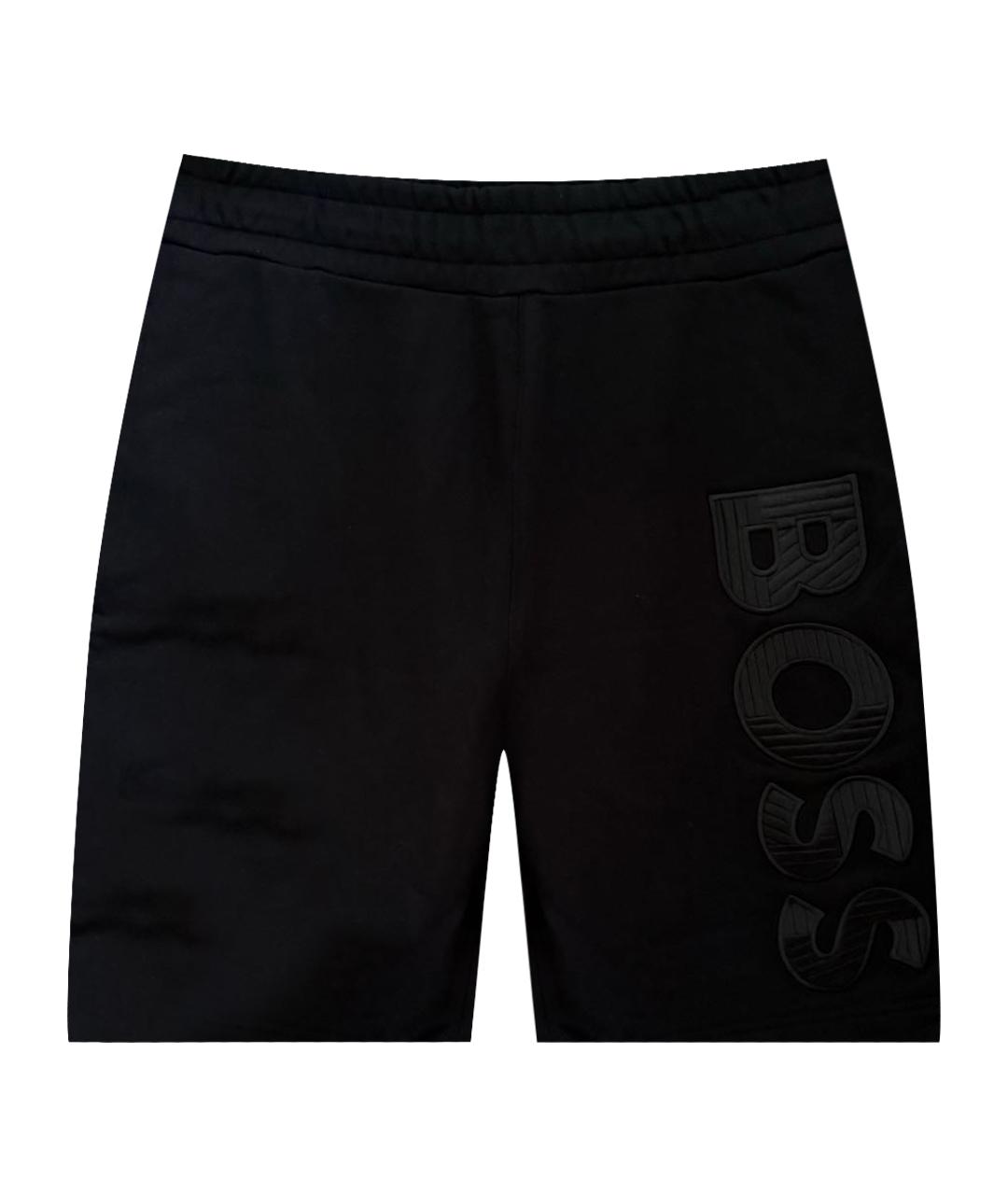 HUGO BOSS Черные хлопковые шорты, фото 1