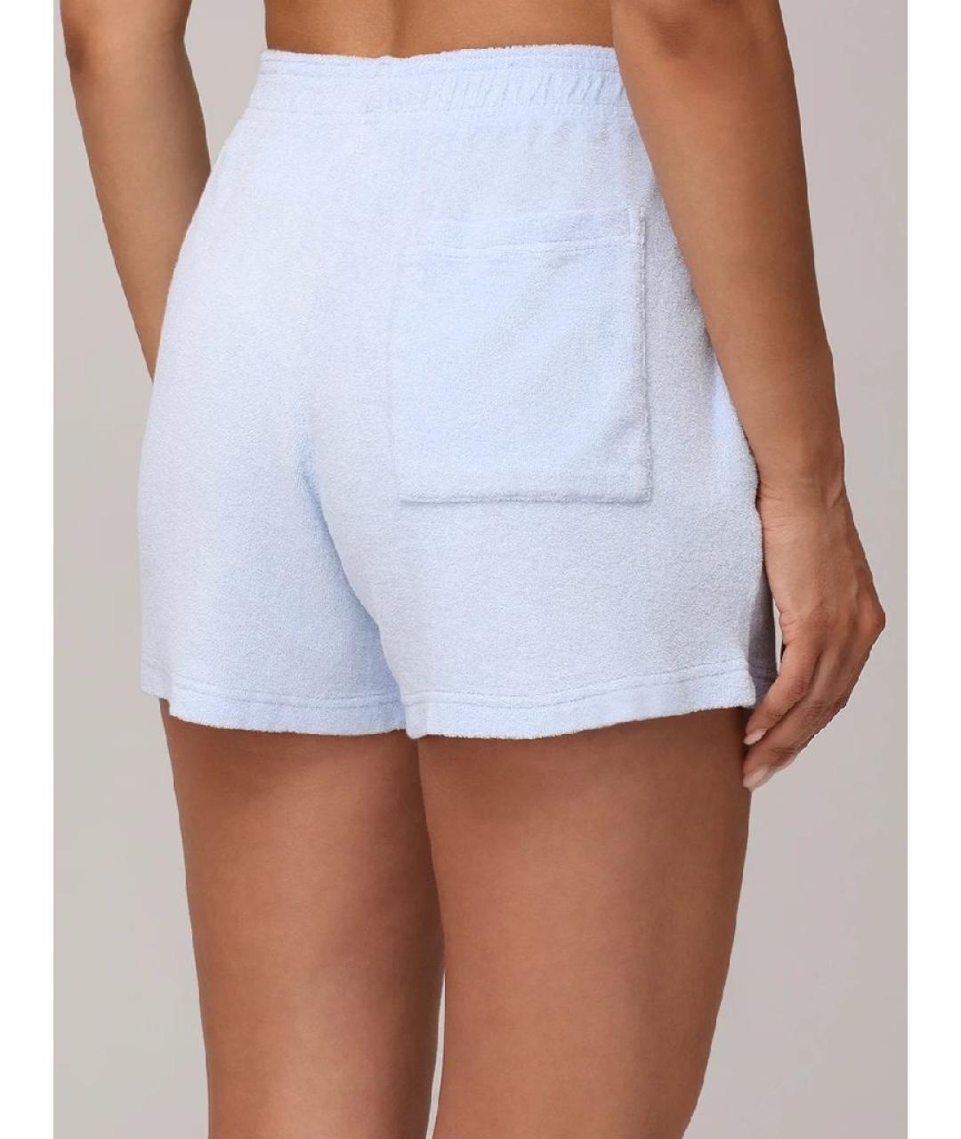SPORTY AND RICH Голубые хлопковые шорты, фото 6