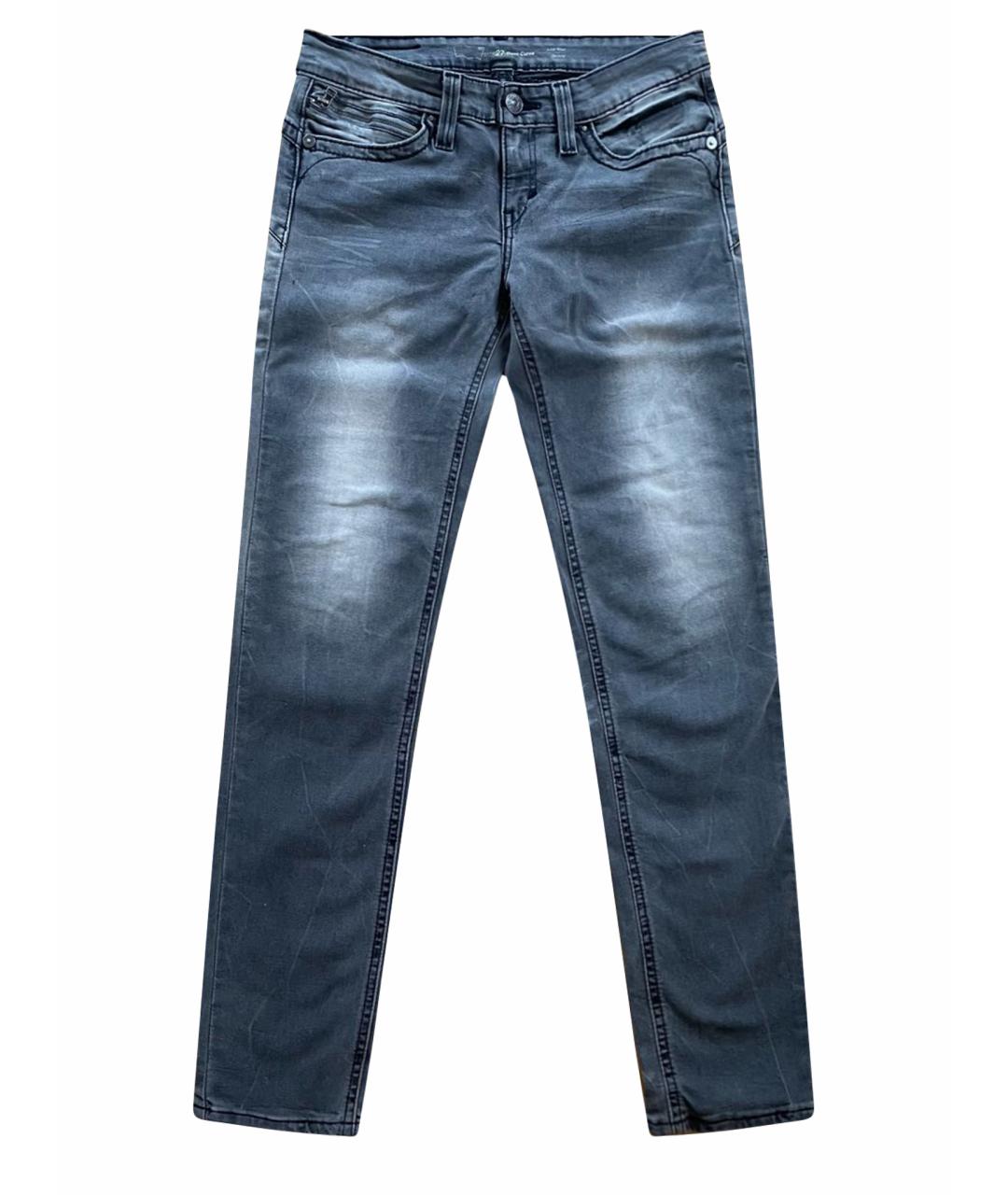 LEVI'S Серые хлопко-полиэстеровые джинсы слим, фото 1