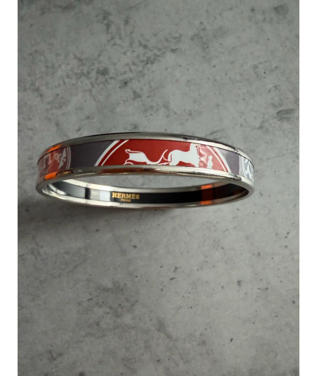 HERMES Серебрянный браслет, фото 8