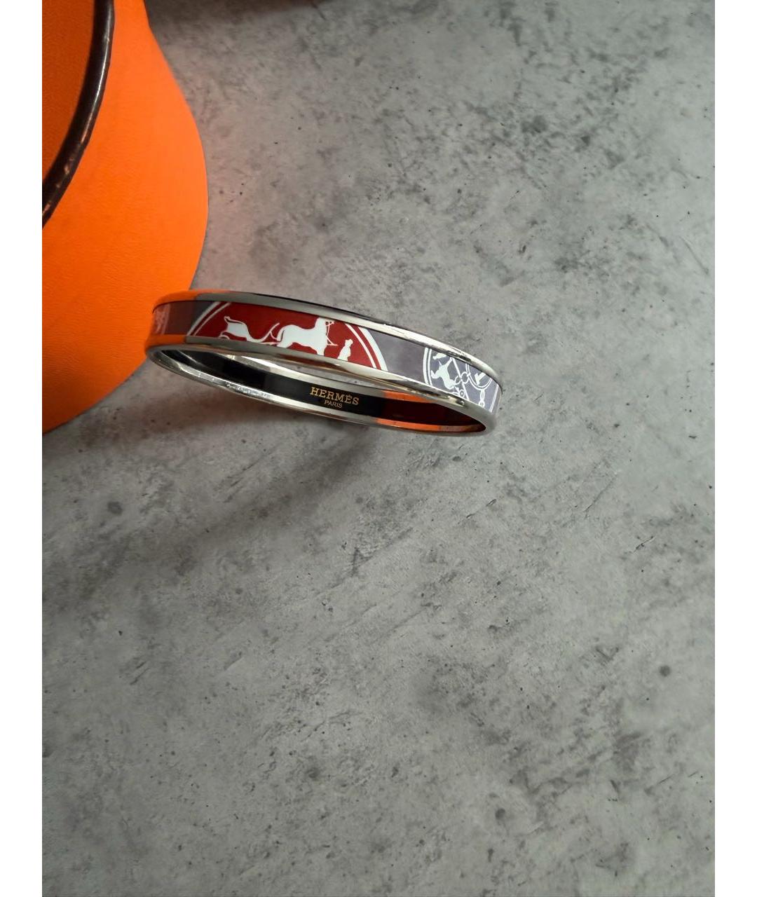 HERMES Серебрянный браслет, фото 6