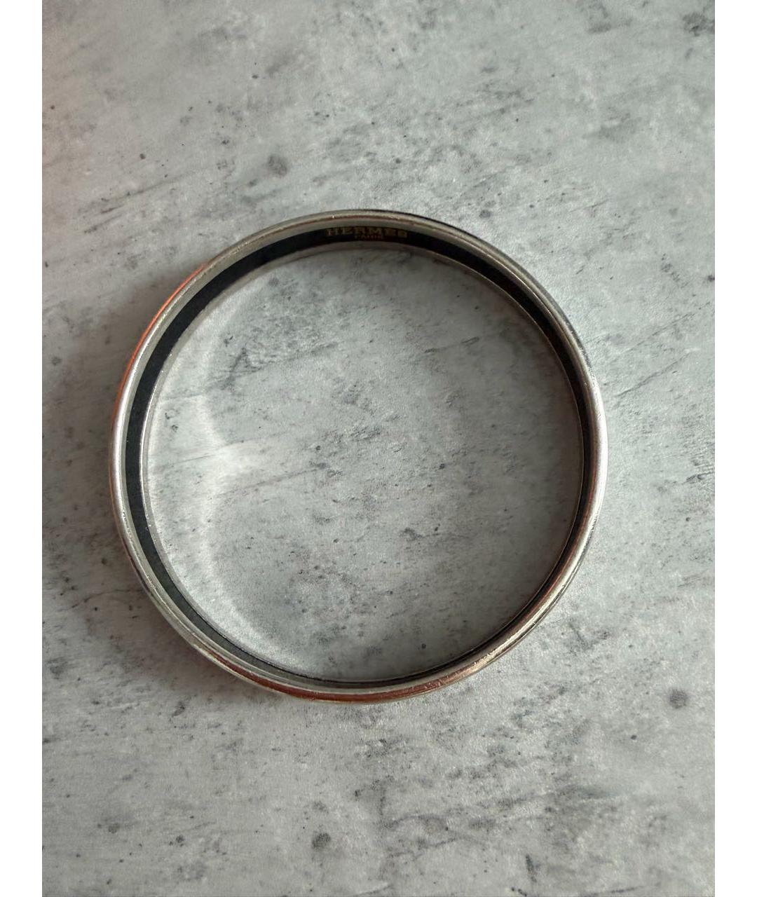 HERMES Серебрянный браслет, фото 7