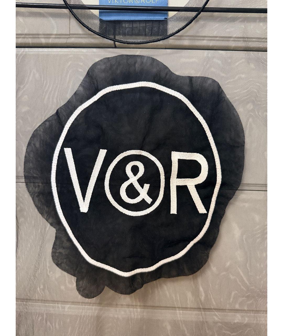 VICTOR AND ROLF Черная футболка, фото 4