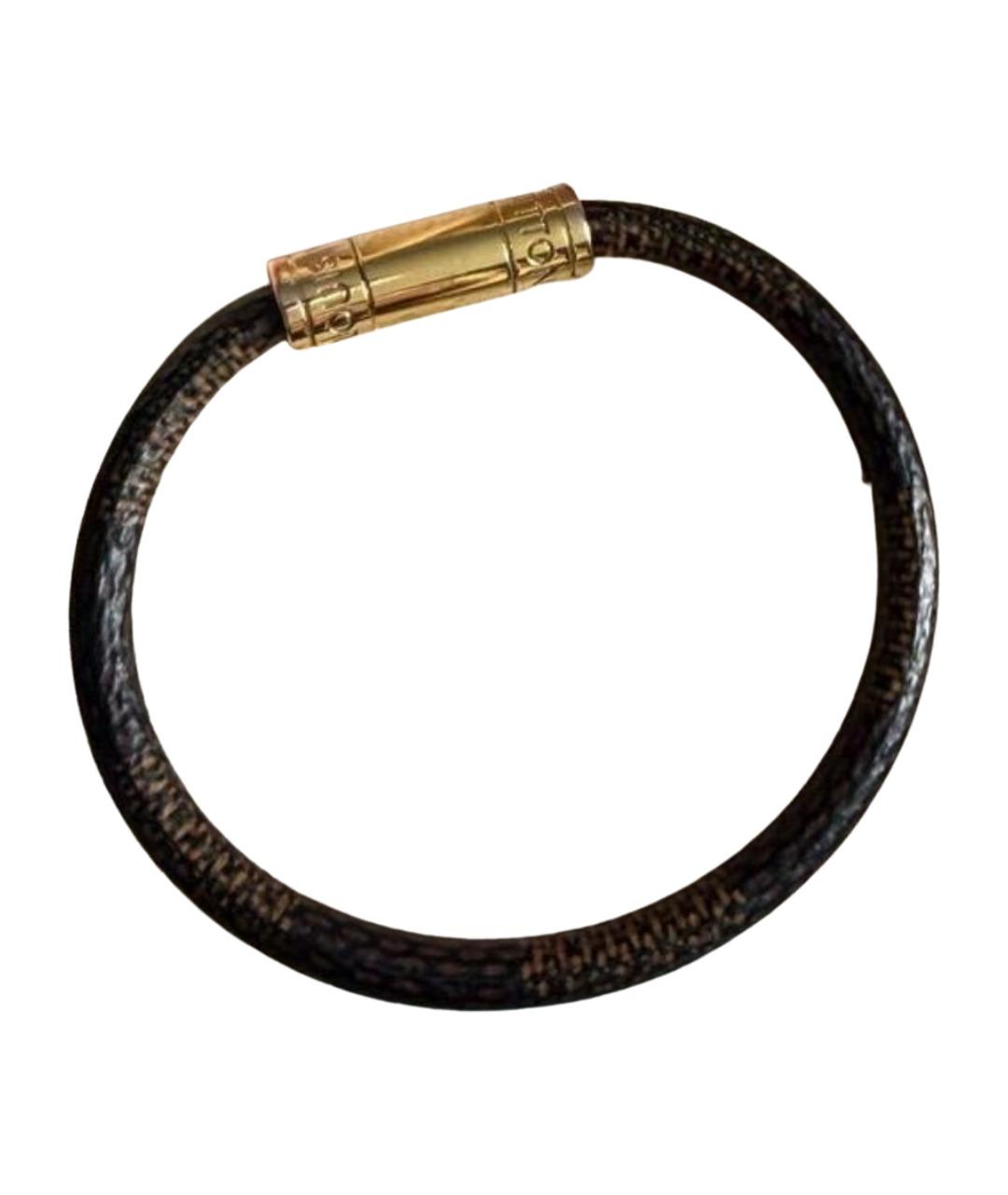 LOUIS VUITTON Коричневый латунный браслет, фото 1