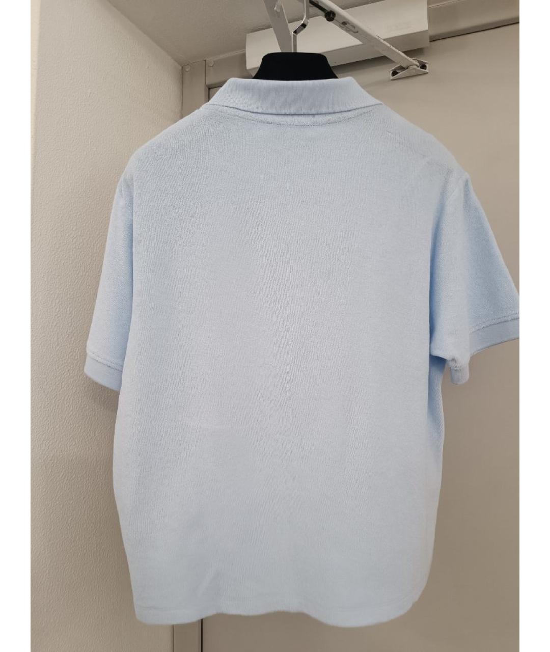 SPORTY AND RICH Голубая хлопковая футболка, фото 2