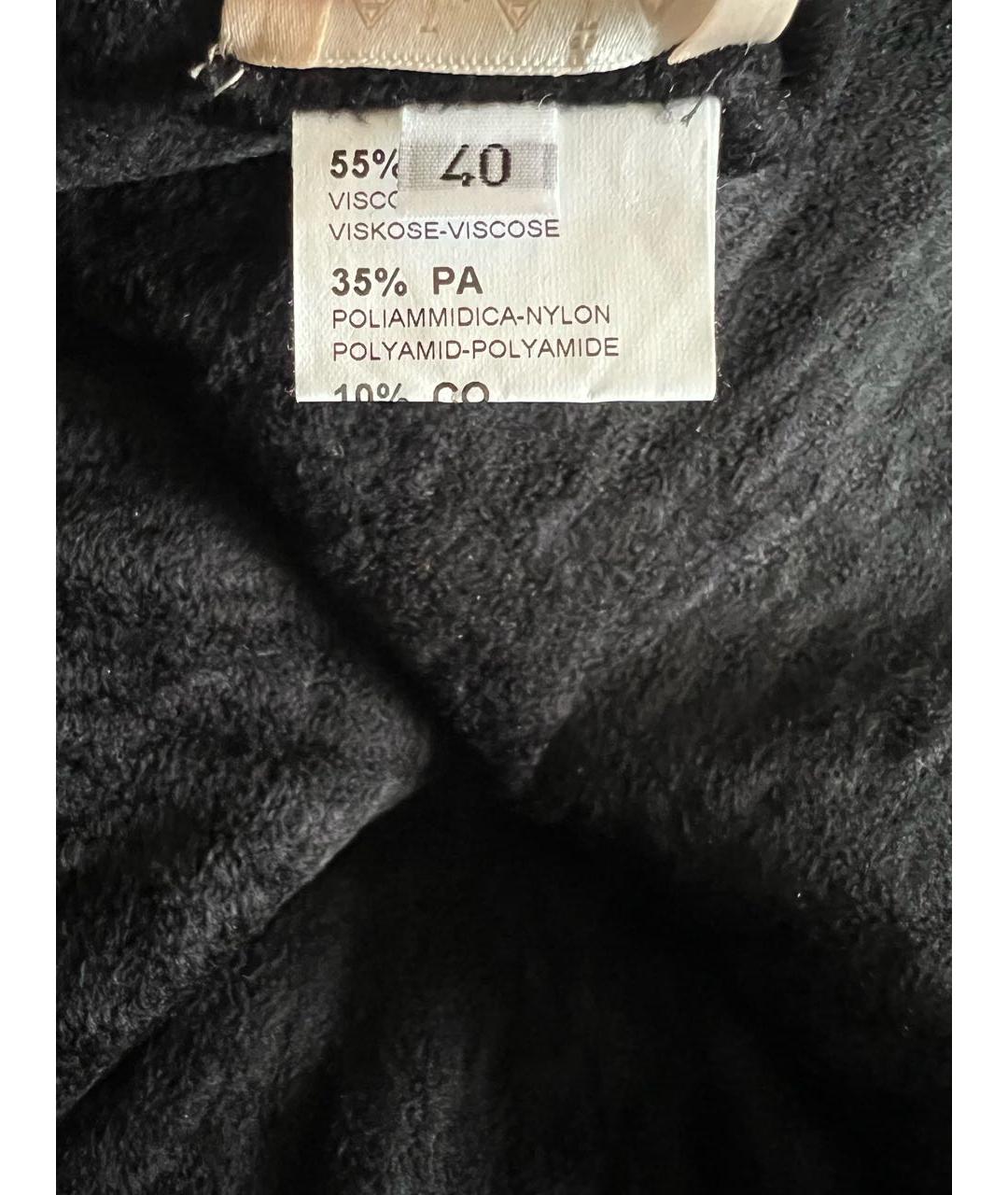 ALAIA Черное вискозное коктейльное платье, фото 6