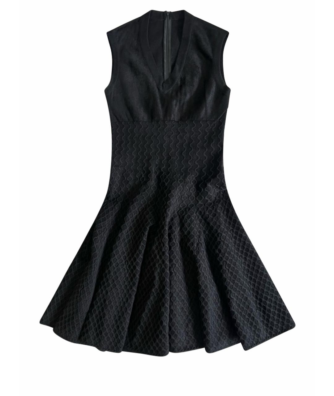 ALAIA Черное вискозное коктейльное платье, фото 1