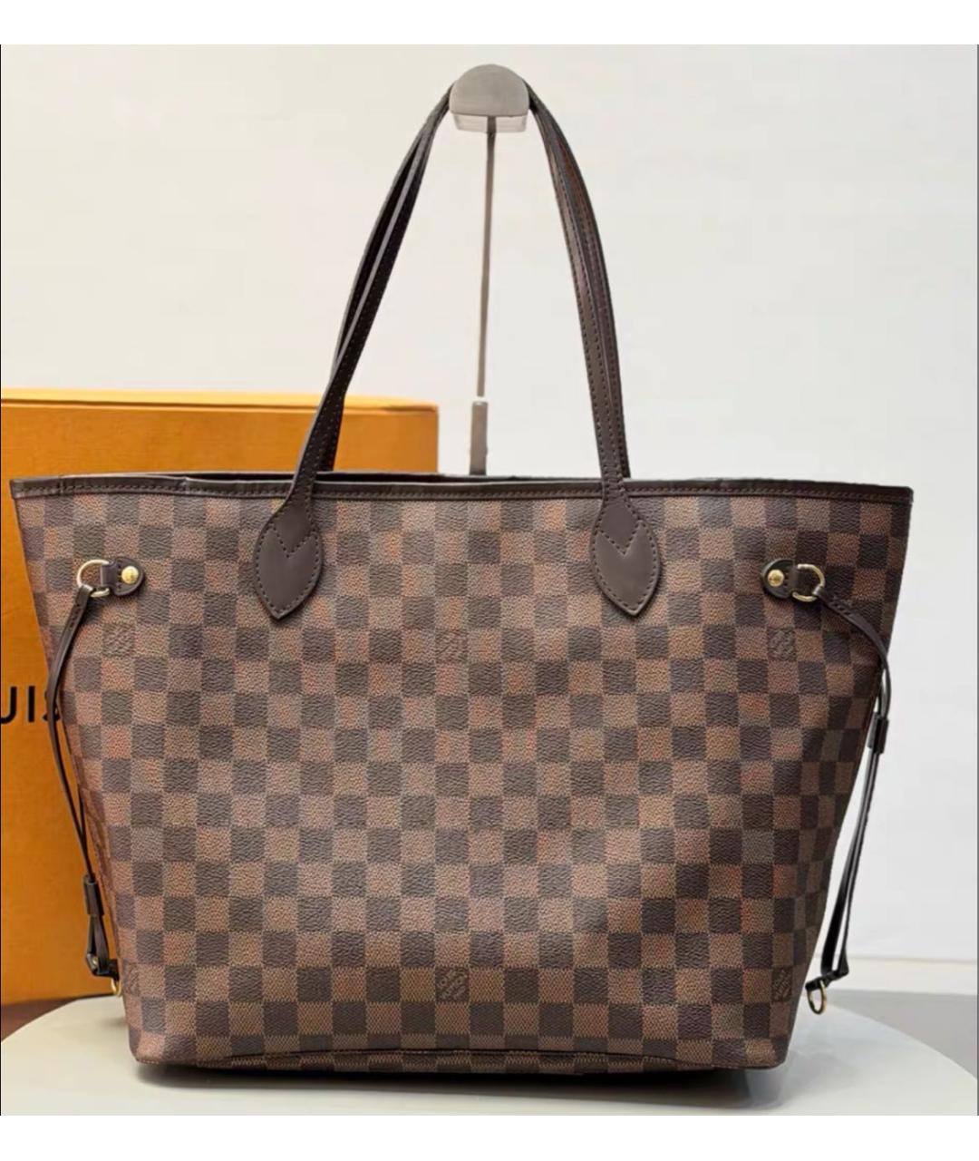 LOUIS VUITTON Коричневая сумка тоут, фото 4