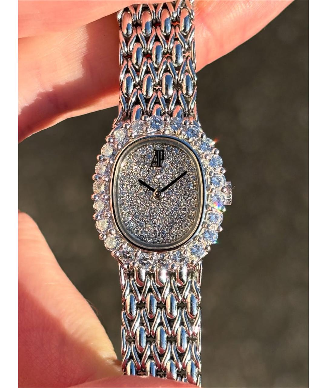 Audemars Piguet Серебряные часы из белого золота, фото 5