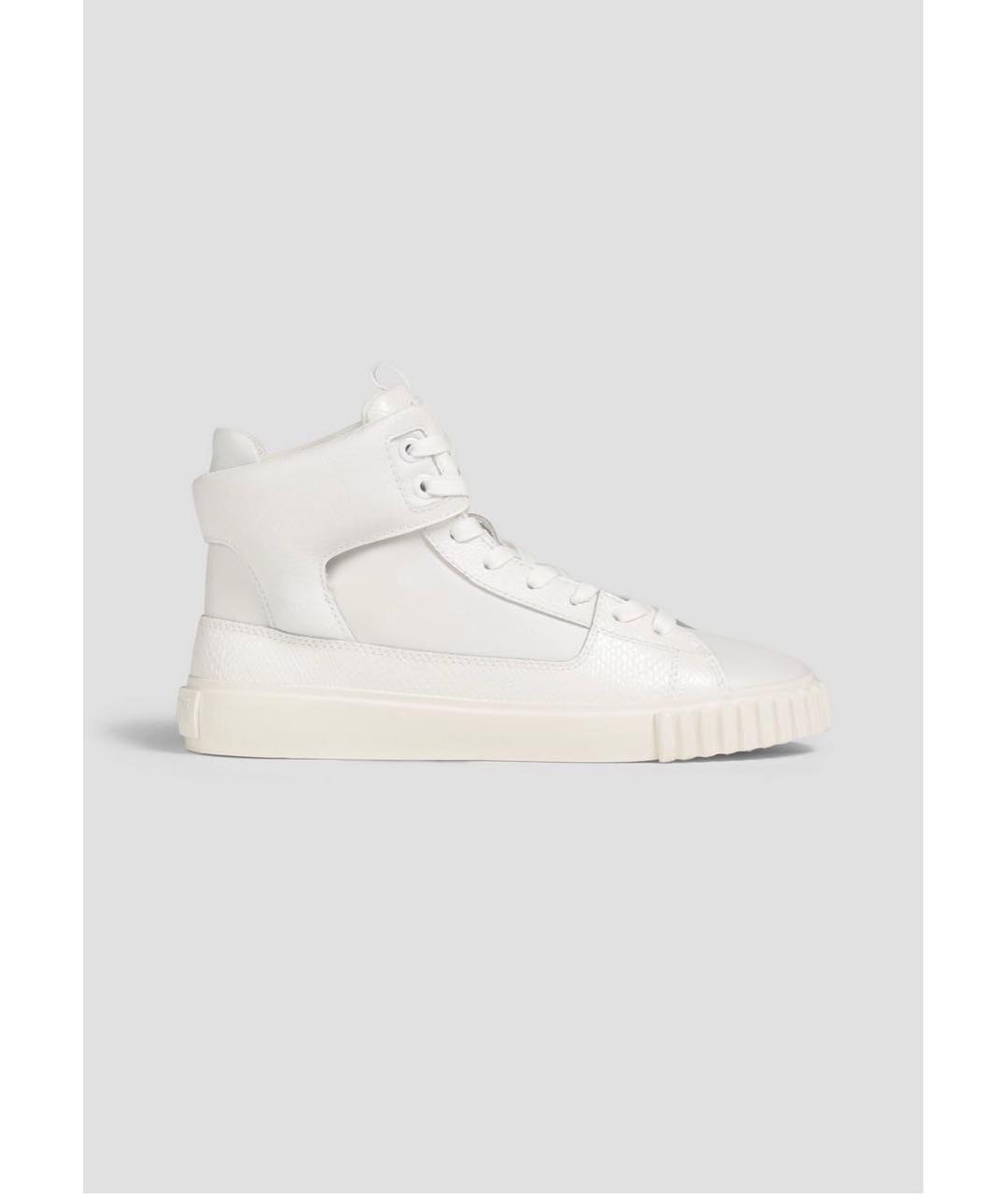 JUST CAVALLI Белые кожаные кроссовки, фото 6