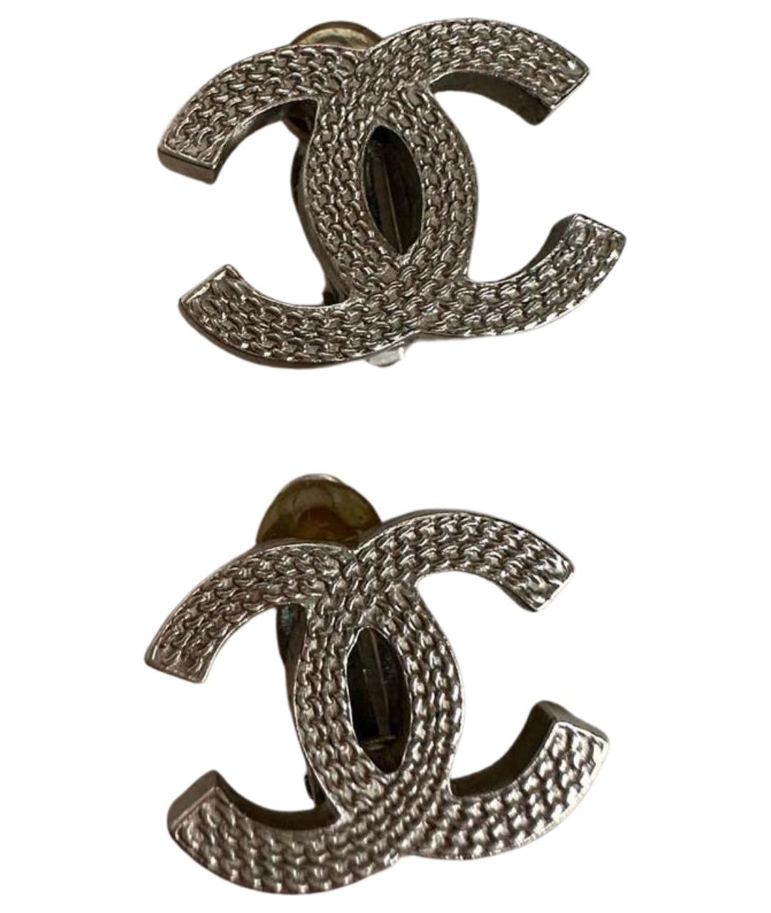 CHANEL Золотые клипсы, фото 1