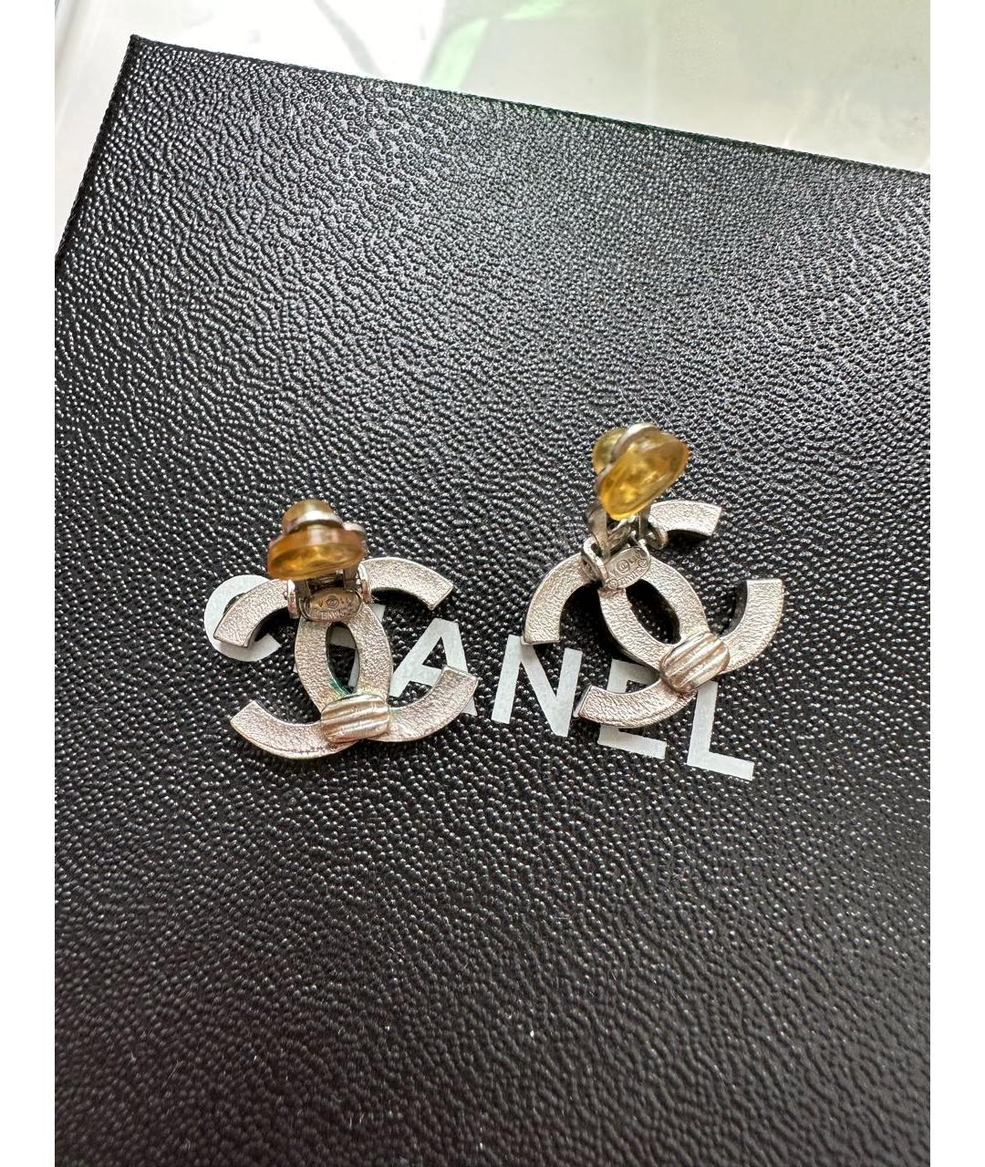 CHANEL Золотые клипсы, фото 7