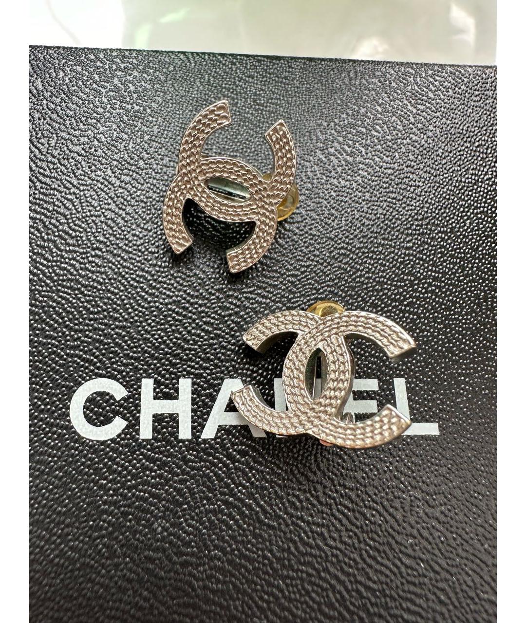 CHANEL Золотые клипсы, фото 4
