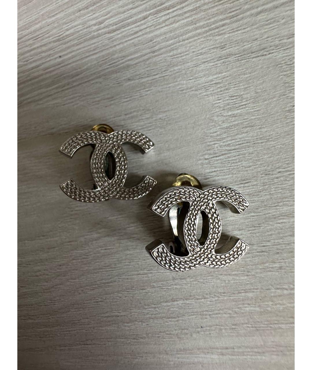 CHANEL Золотые клипсы, фото 2