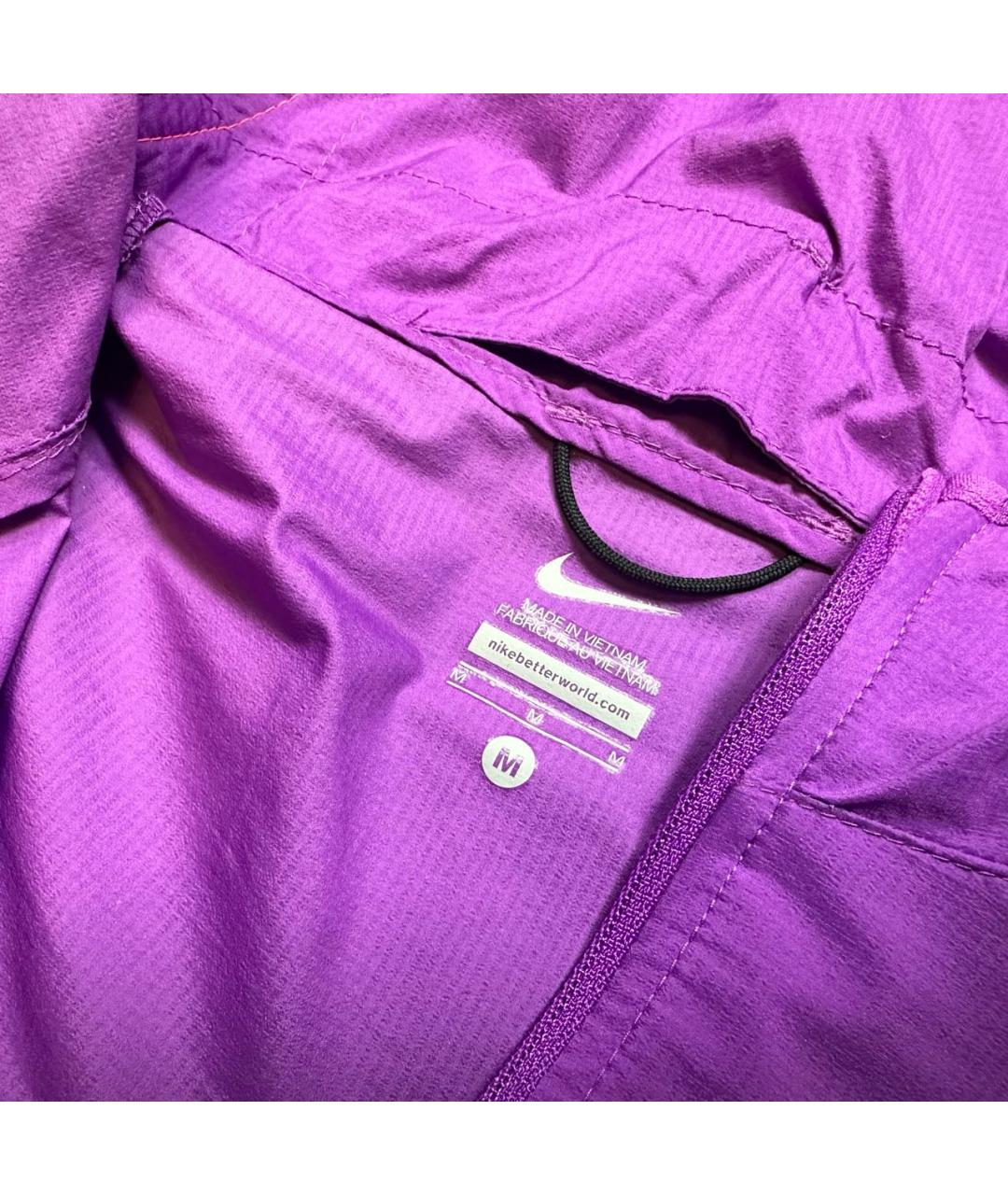 NIKE Фуксия полиэстеровая куртка, фото 3