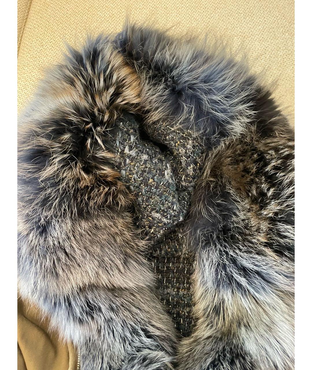 FORTE COUTURE Хаки хлопковая парка, фото 6