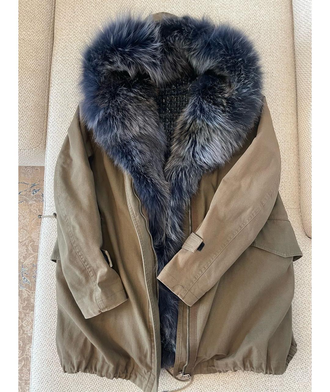 FORTE COUTURE Хаки хлопковая парка, фото 9