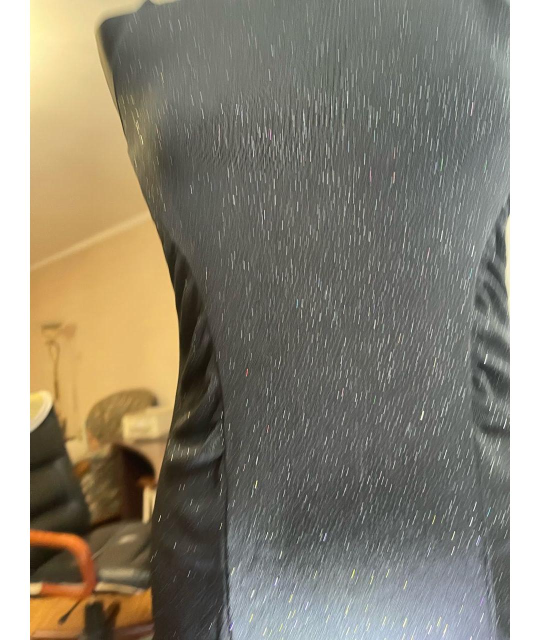 ARMANI COLLEZIONI Черная полиэстеровая блузы, фото 2