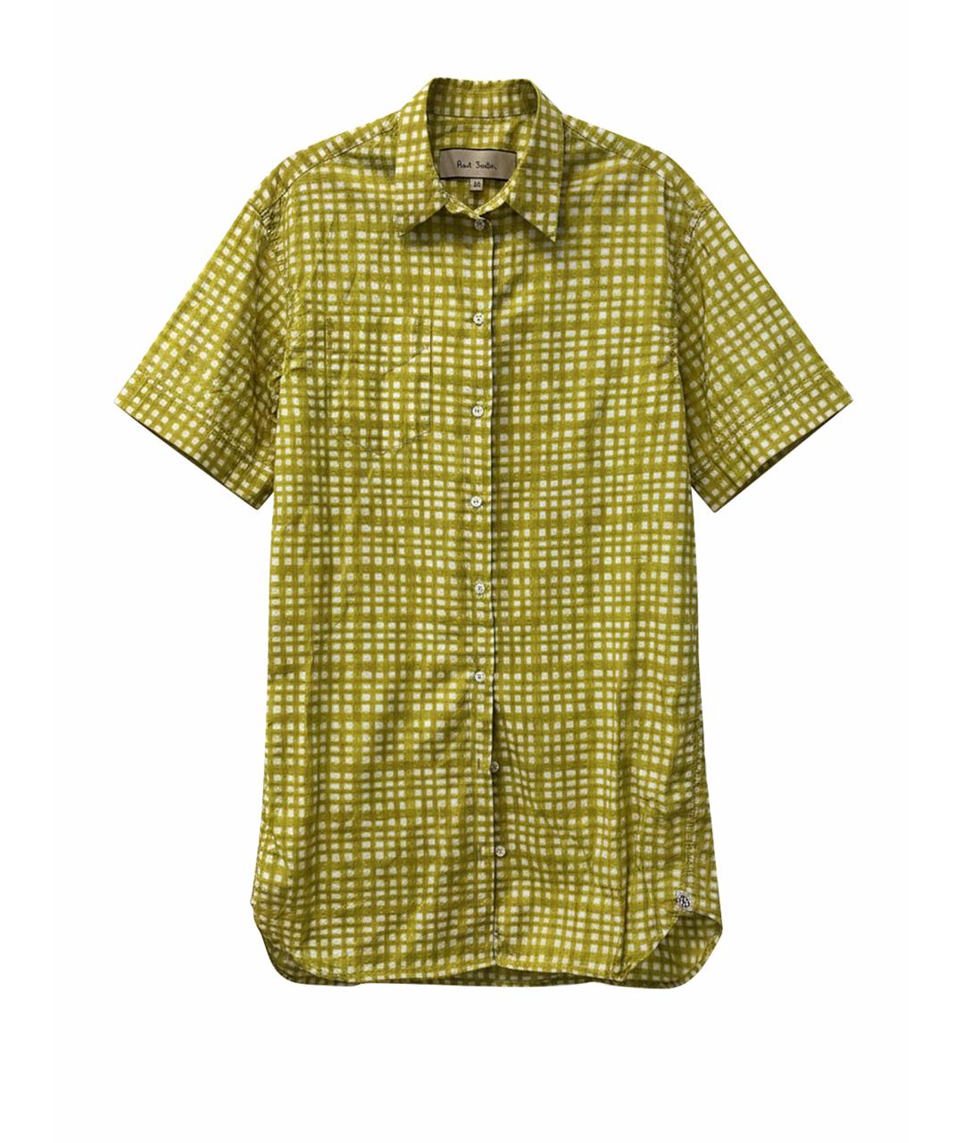 PAUL SMITH Зеленые хлопковое повседневное платье, фото 1