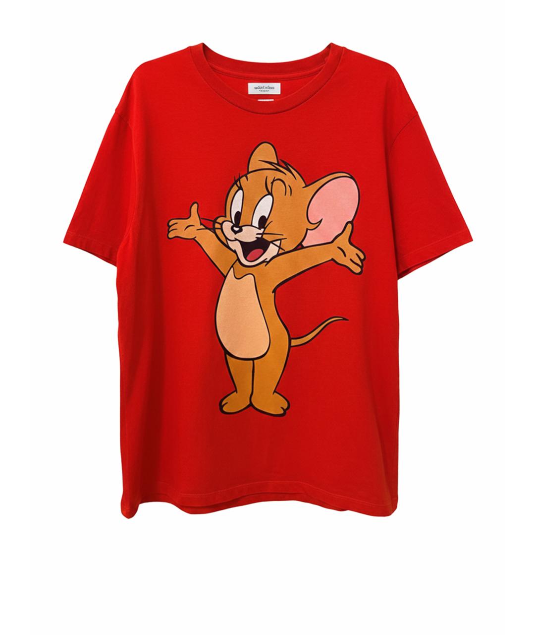 ETRO Красная хлопковая футболка, фото 1