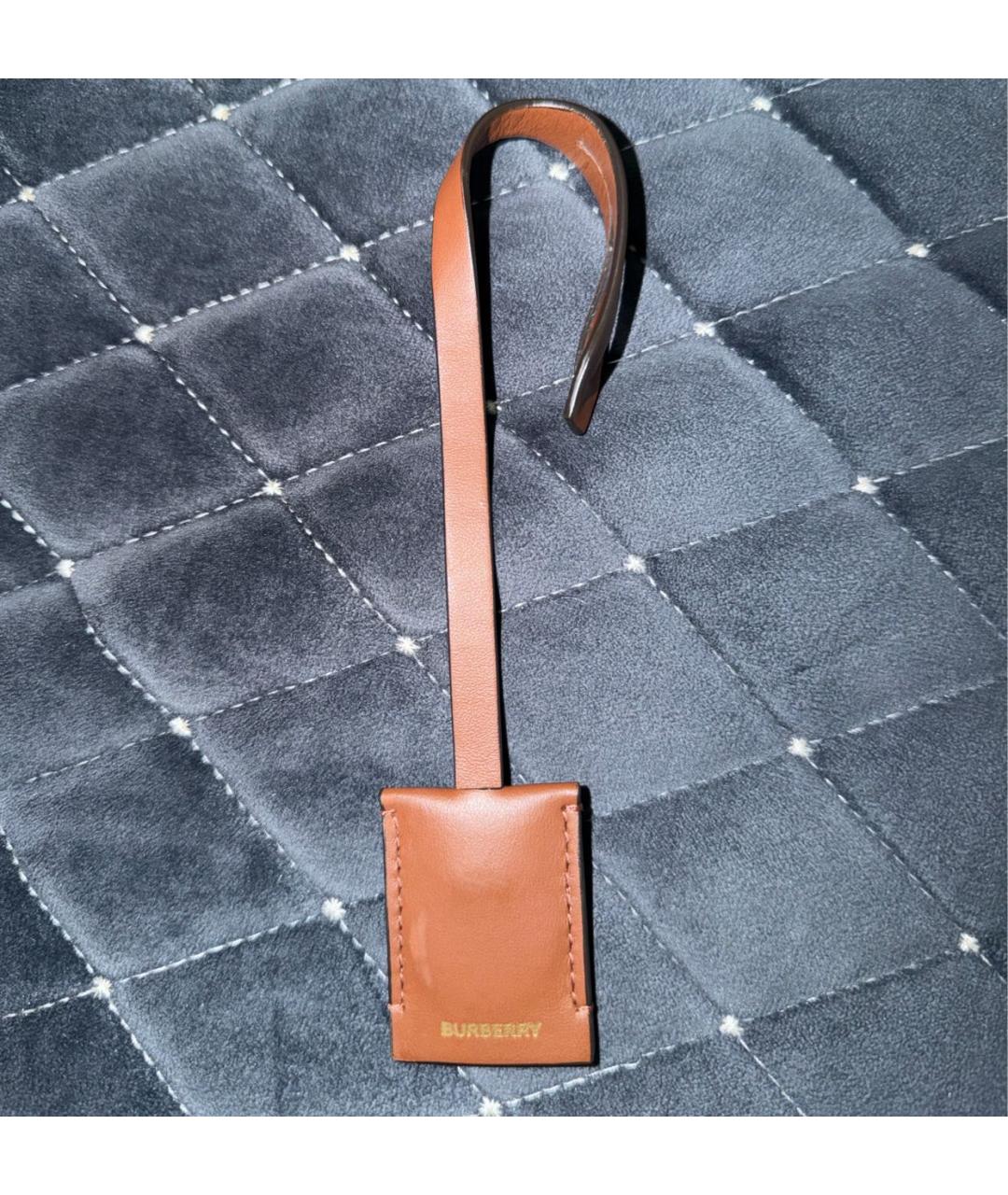 BURBERRY Коричневая сумка с короткими ручками, фото 6