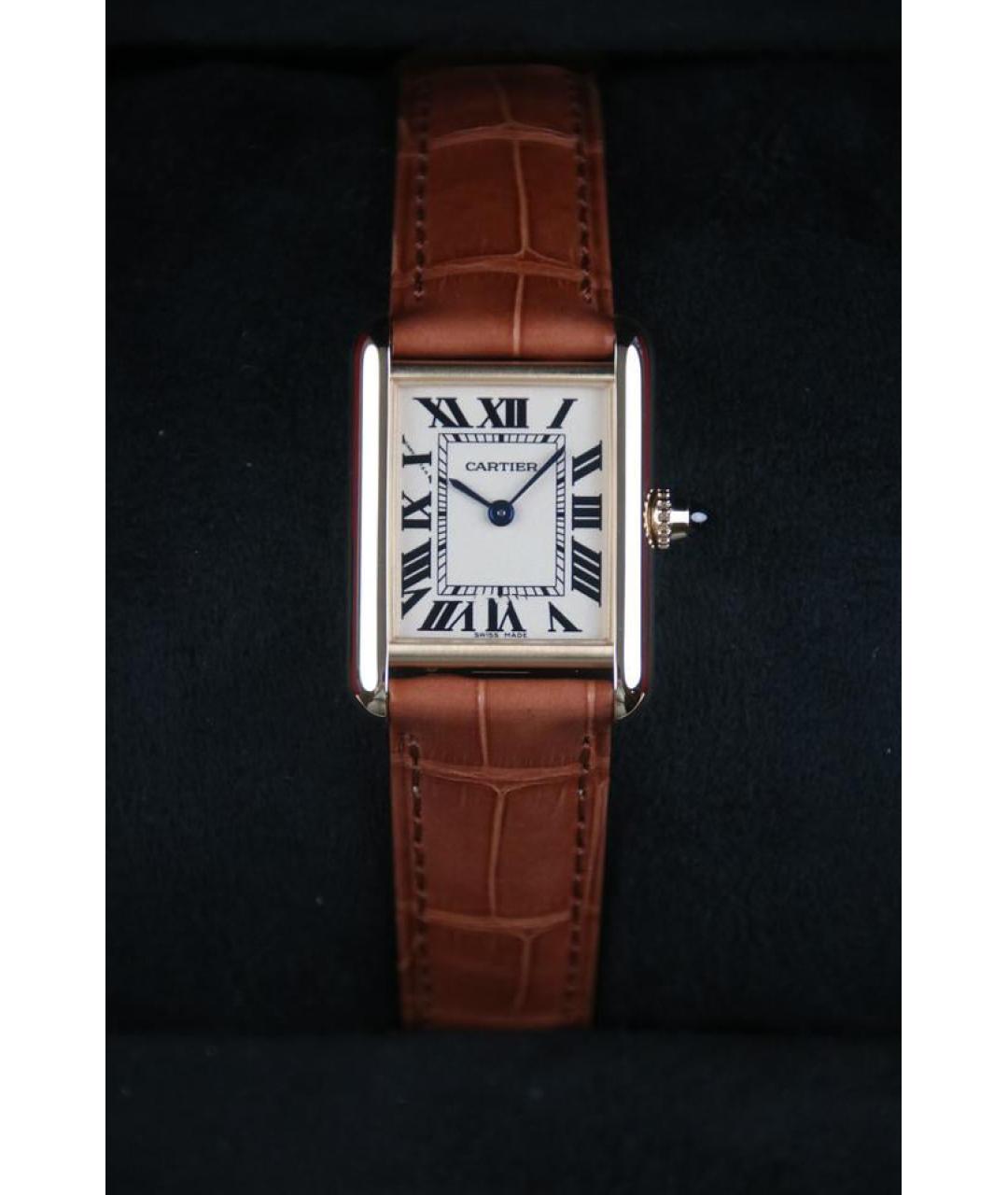 CARTIER Золотые часы из желтого золота, фото 2