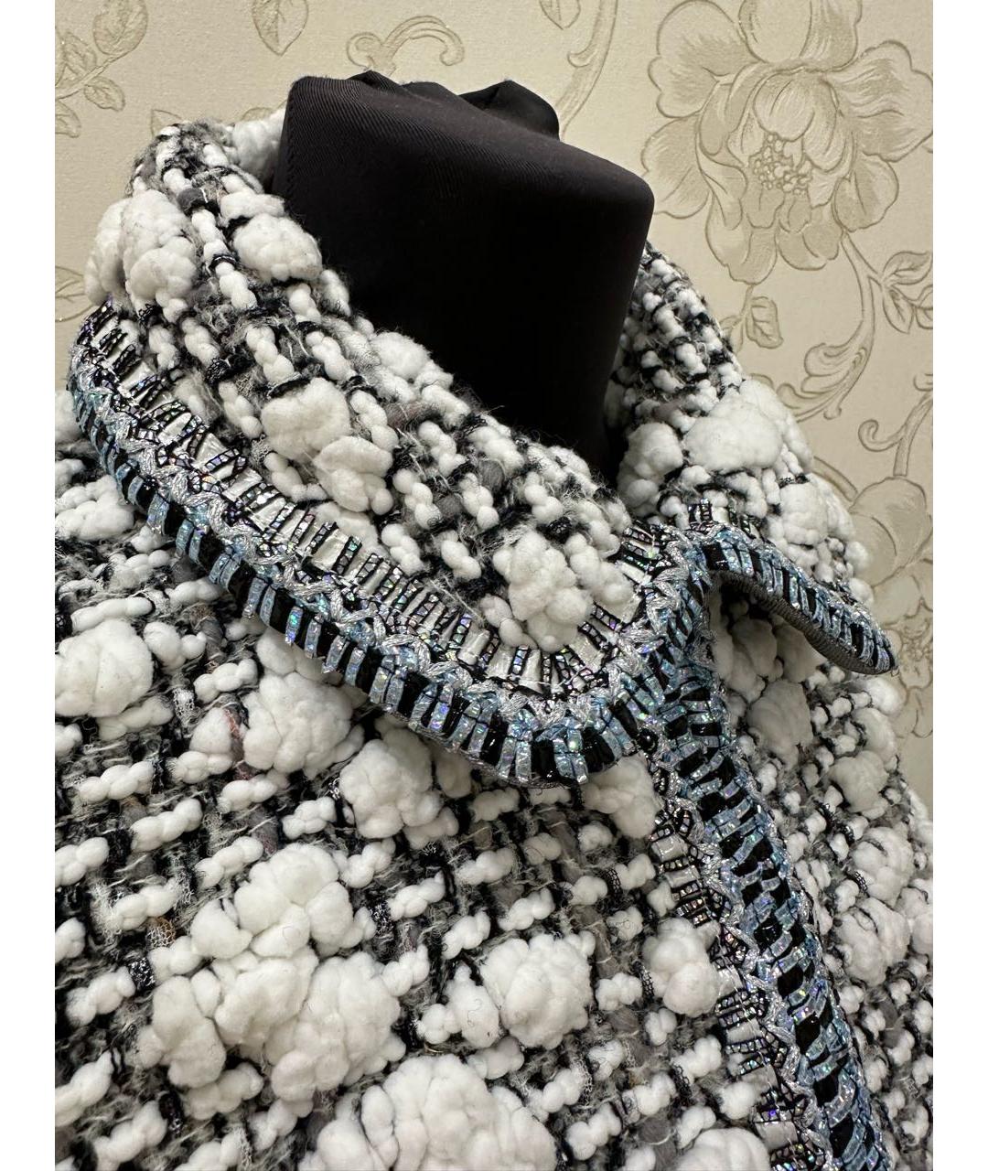 CHANEL Мульти твидовый жакет/пиджак, фото 2