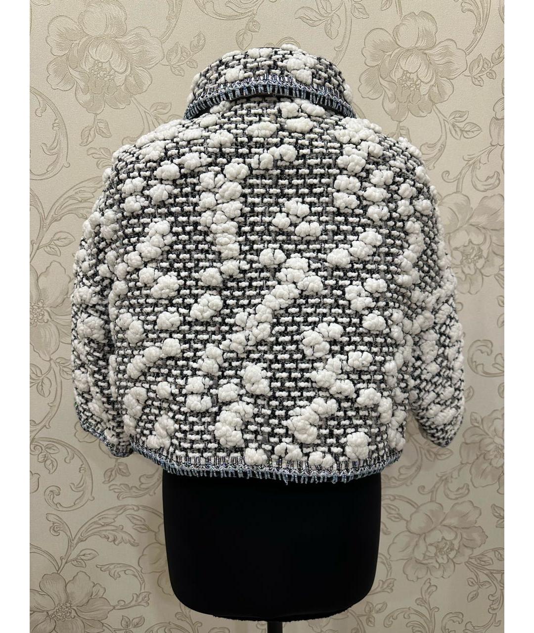 CHANEL Мульти твидовый жакет/пиджак, фото 5