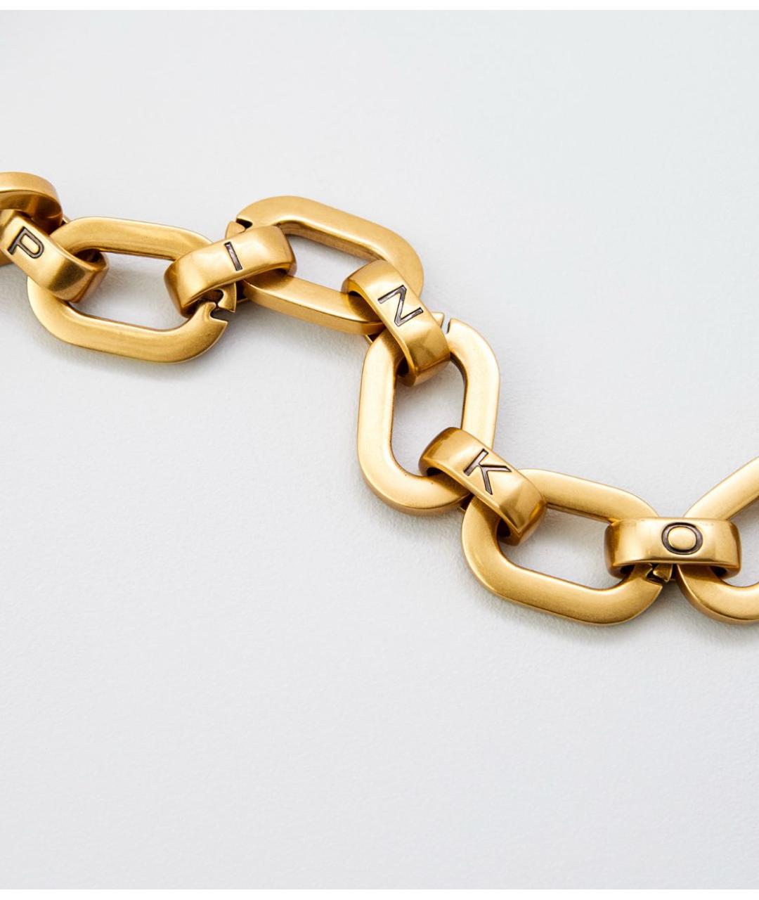 PINKO Черный кожаный ремень, фото 3