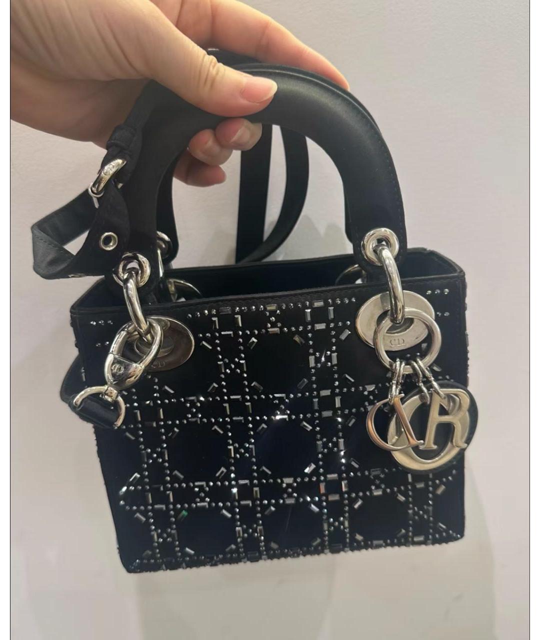 CHRISTIAN DIOR Черная сумка с короткими ручками, фото 3