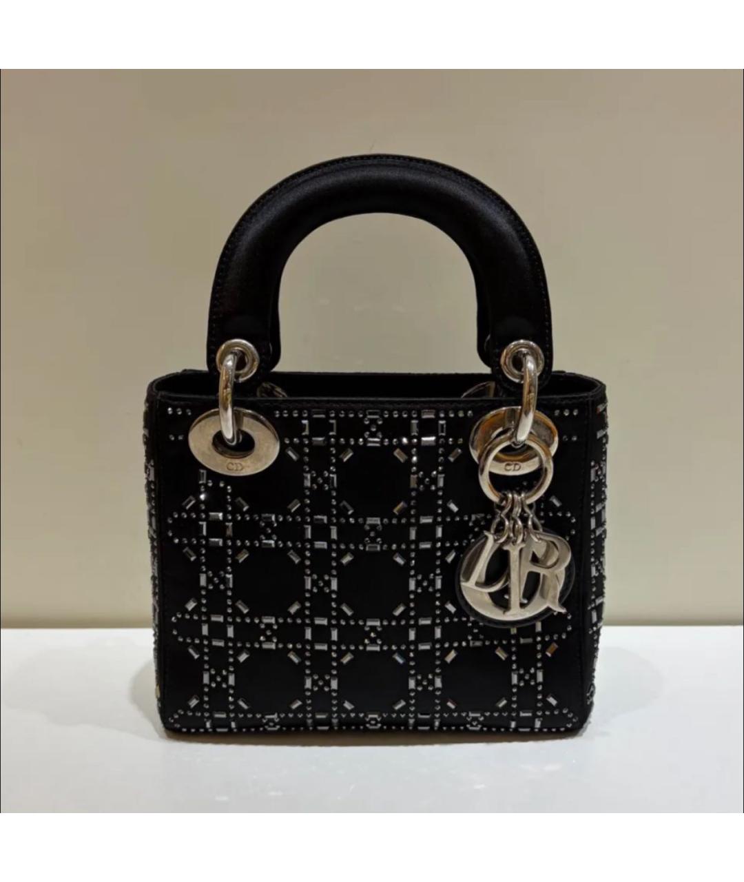 CHRISTIAN DIOR Черная сумка с короткими ручками, фото 4