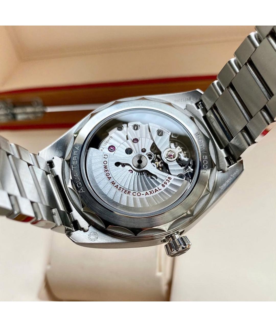 OMEGA Темно-синие часы, фото 5