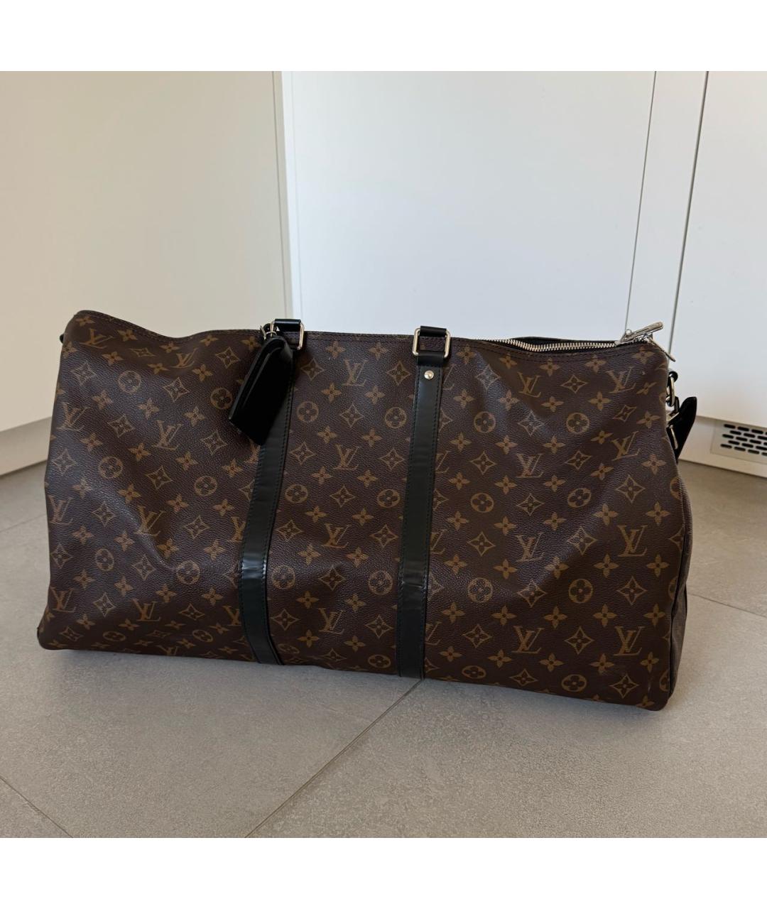 LOUIS VUITTON Коричневая дорожная/спортивная сумка, фото 2