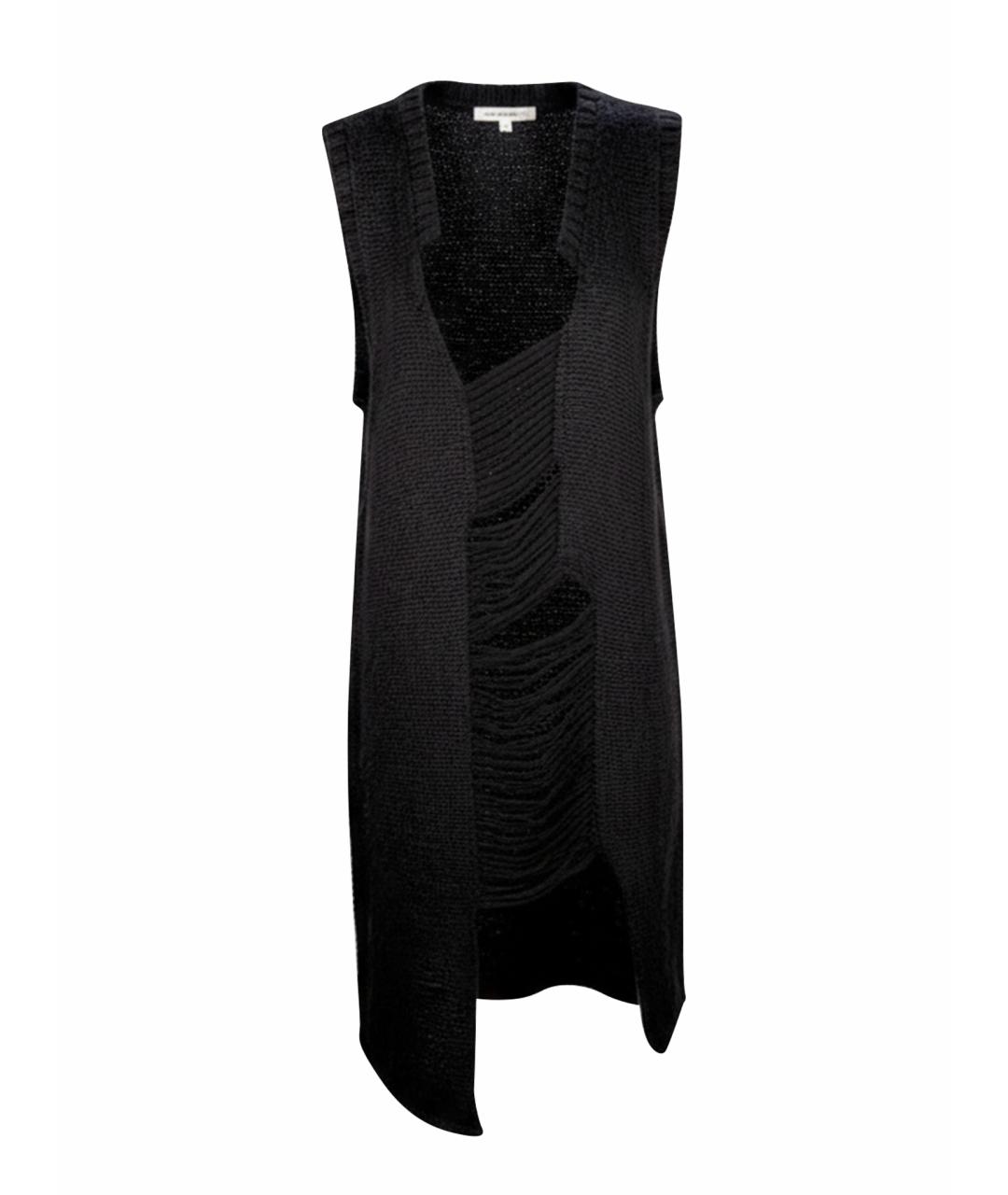 ISABEL BENENATO Черное шерстяное повседневное платье, фото 1