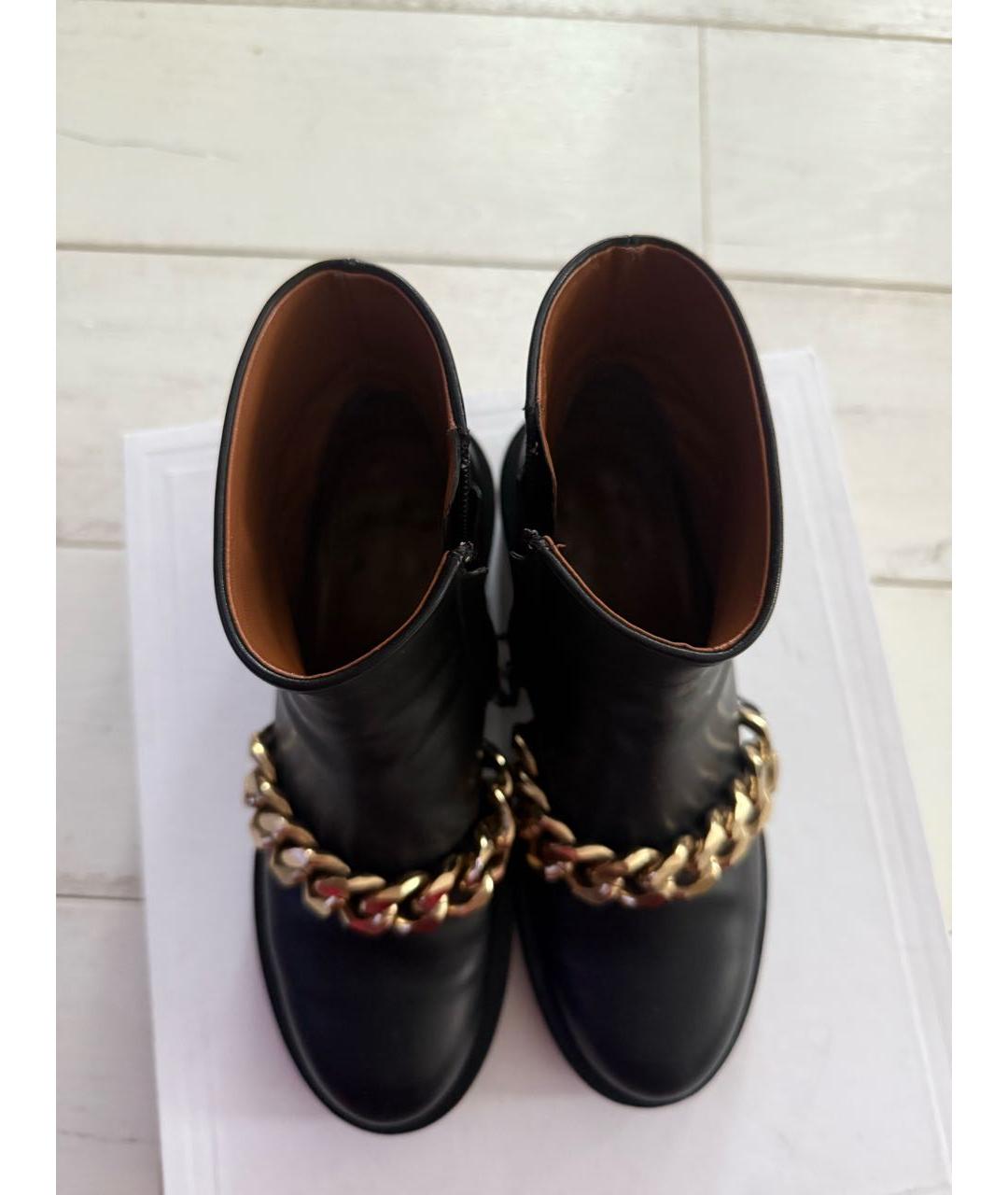 GIVENCHY Черные кожаные ботинки, фото 3