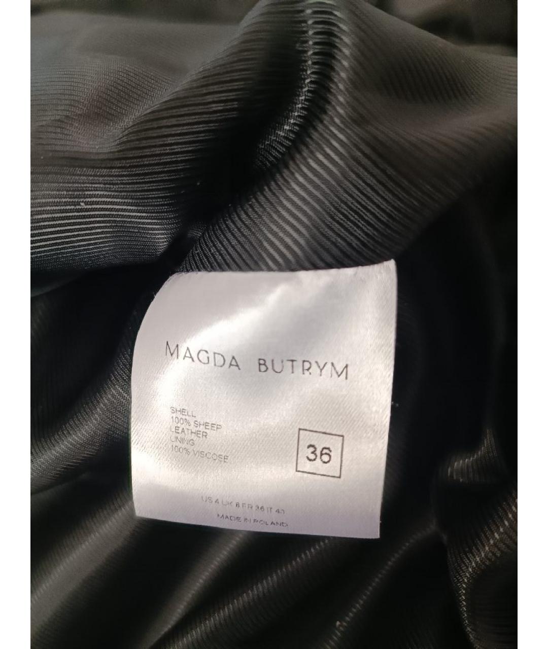 MAGDA BUTRYM Серая кожаная куртка, фото 5