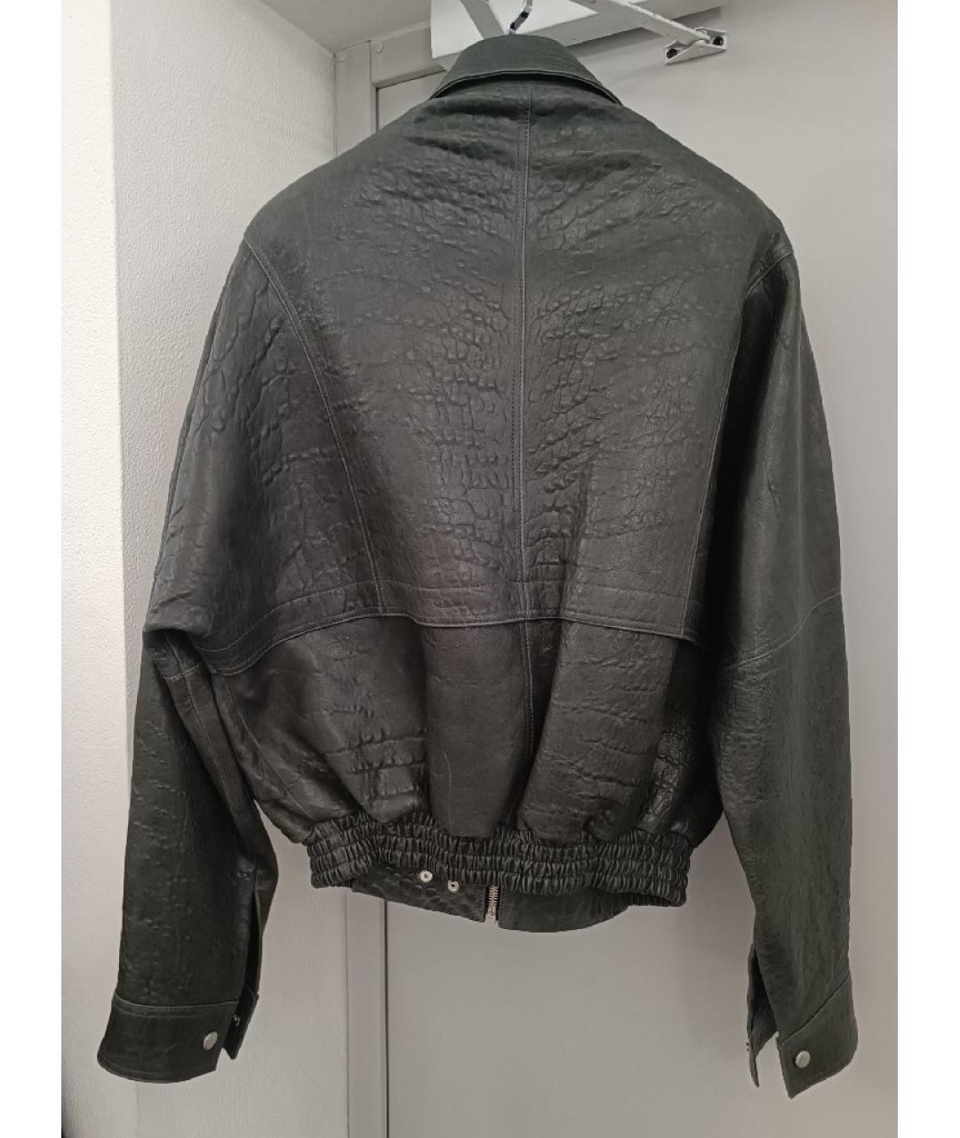 MAGDA BUTRYM Серая кожаная куртка, фото 2