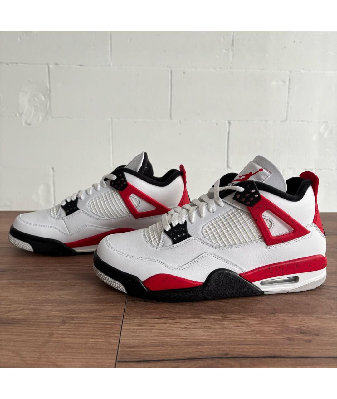 JORDAN Красные высокие кроссовки / кеды, фото 3