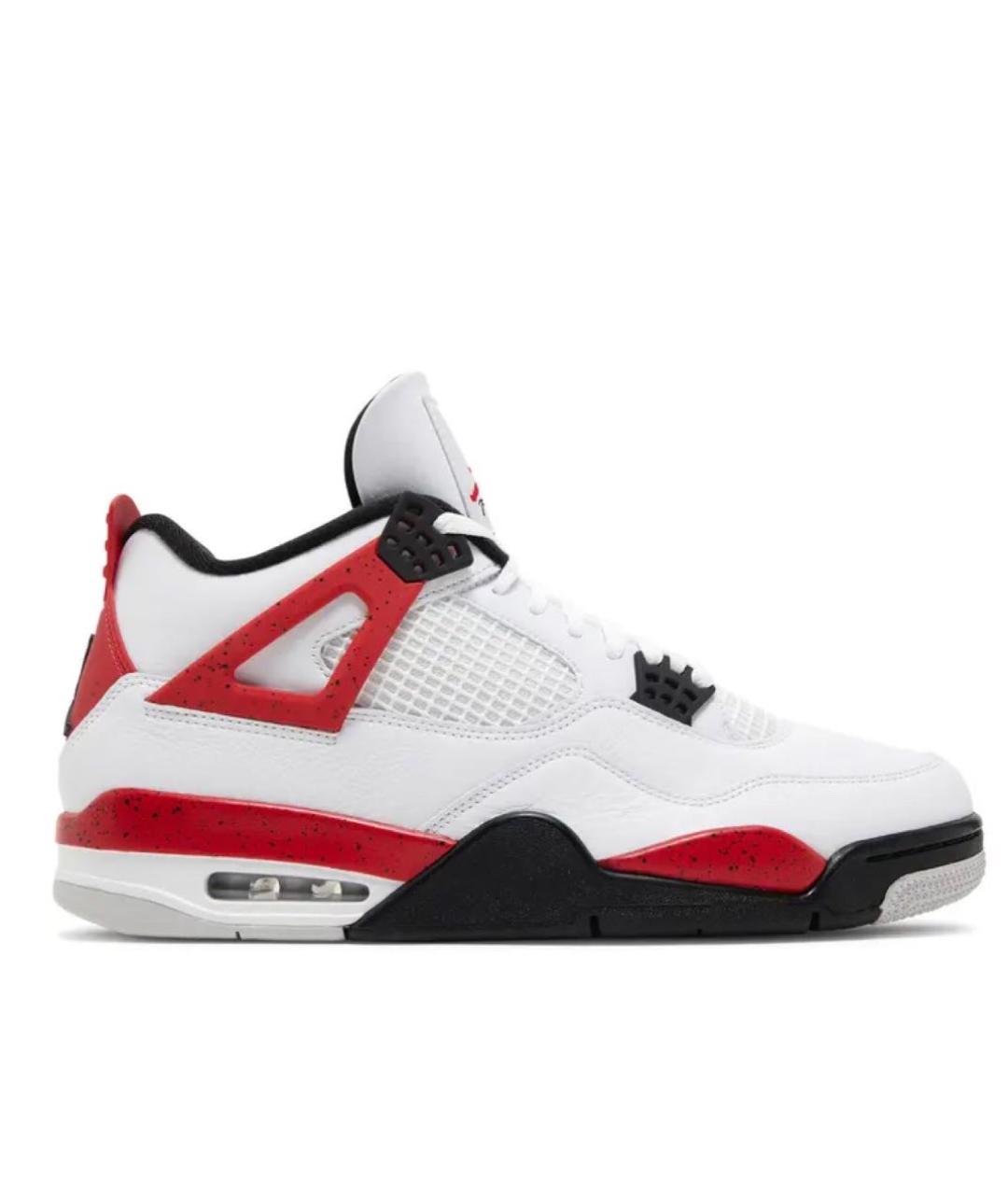 JORDAN Красные высокие кроссовки / кеды, фото 6