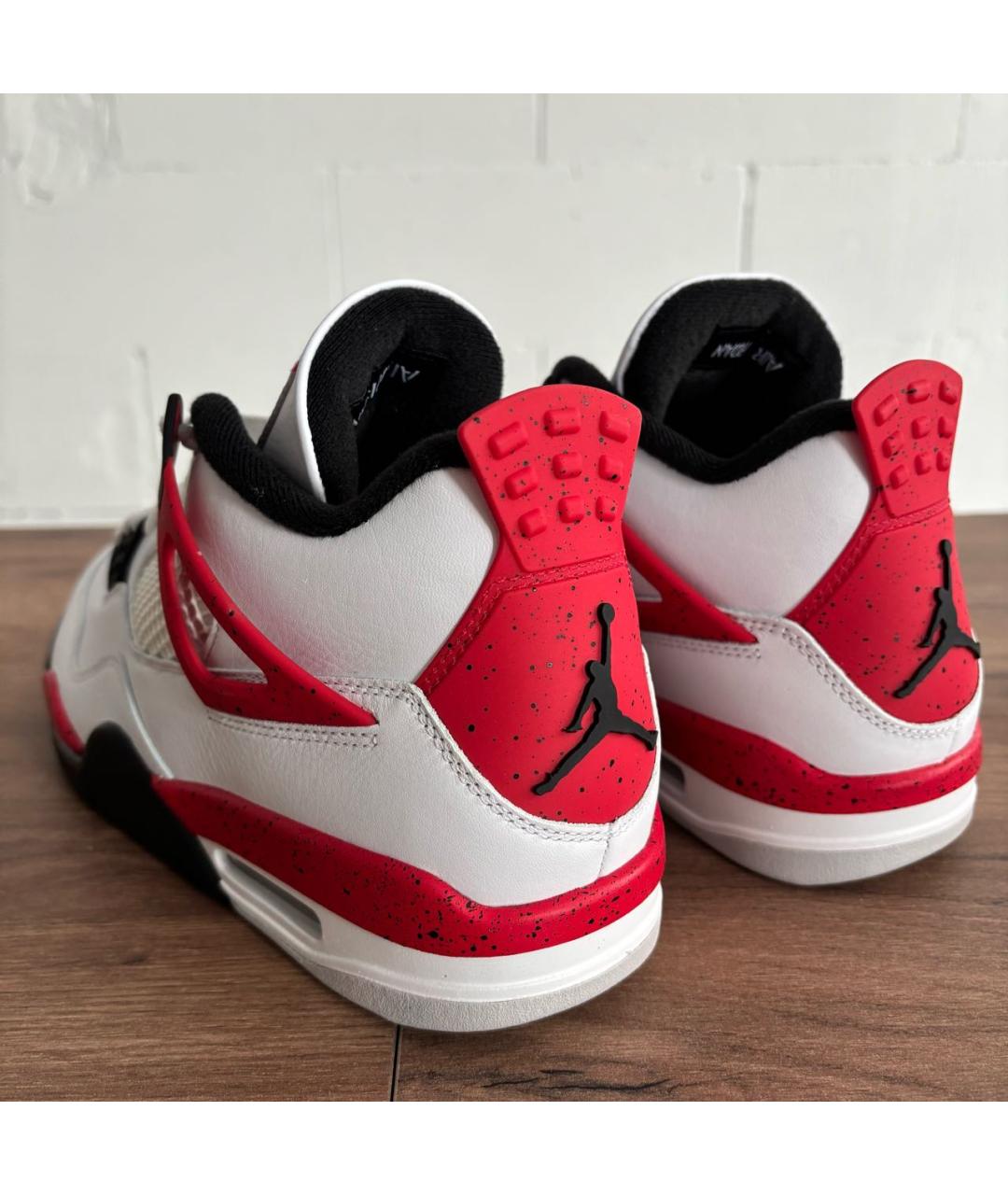 JORDAN Красные высокие кроссовки / кеды, фото 4