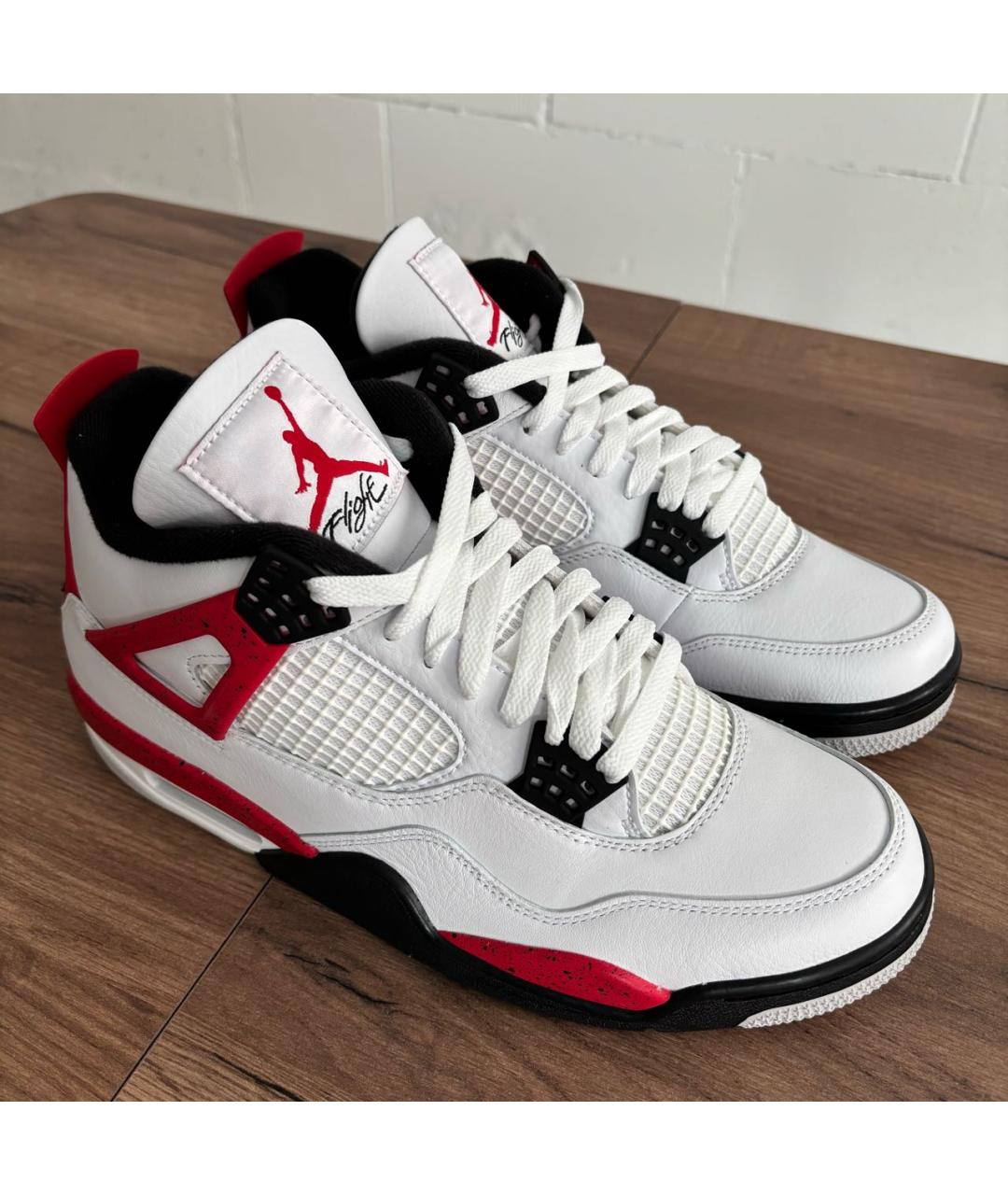 JORDAN Красные высокие кроссовки / кеды, фото 2