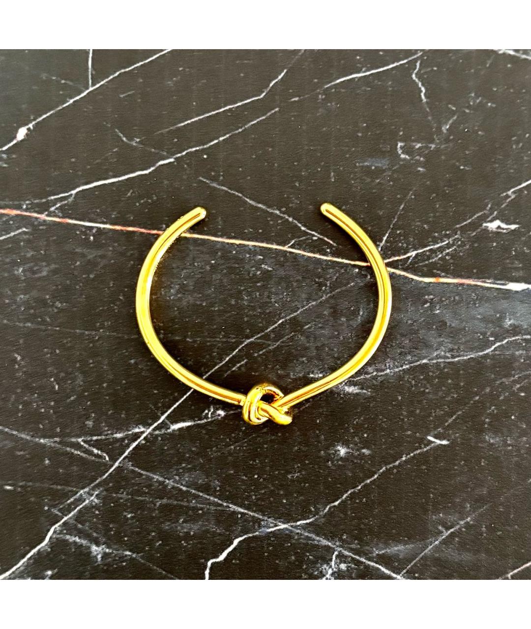 CELINE Золотой латунный браслет, фото 5