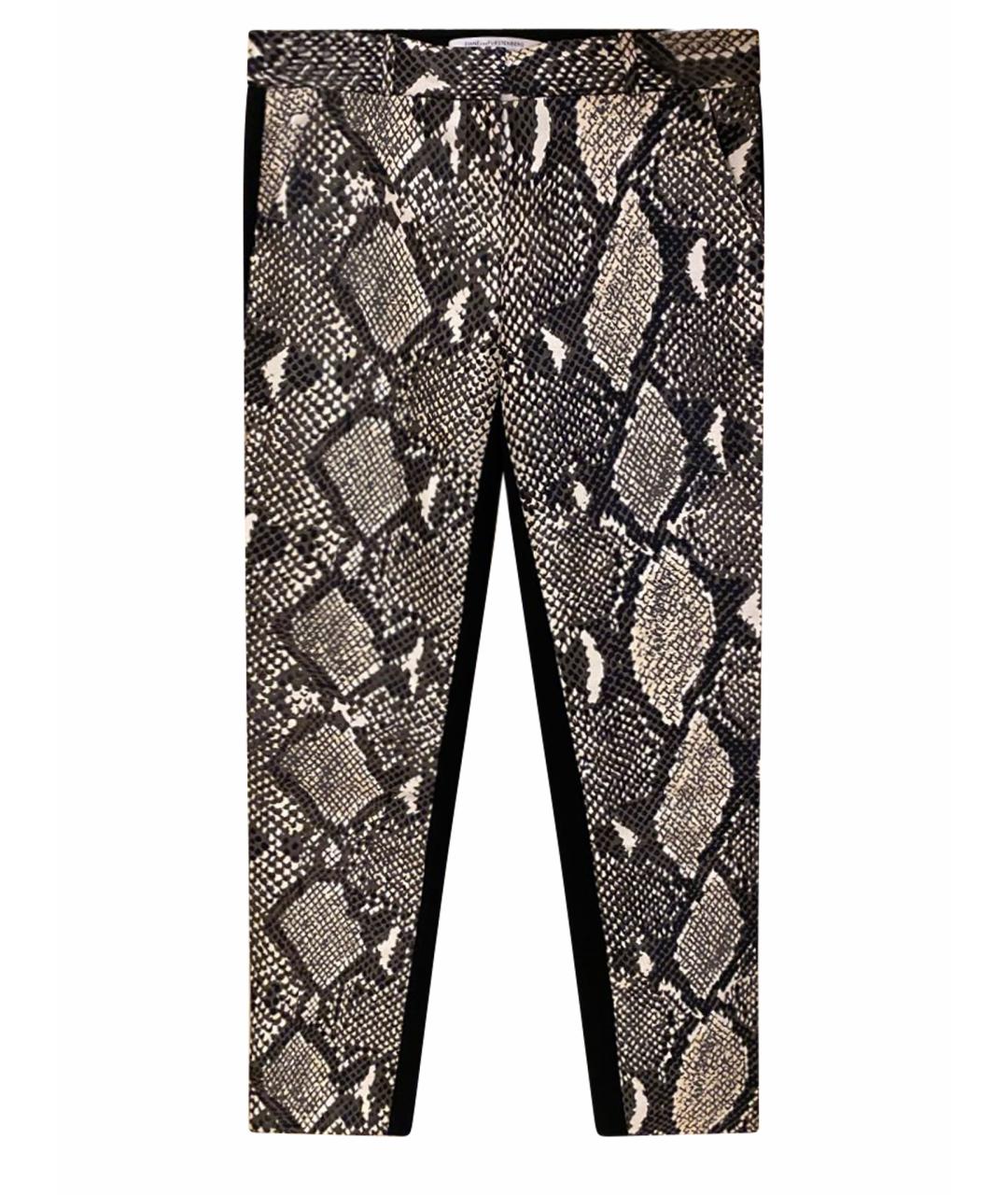 DIANE VON FURSTENBERG Черные прямые брюки, фото 1