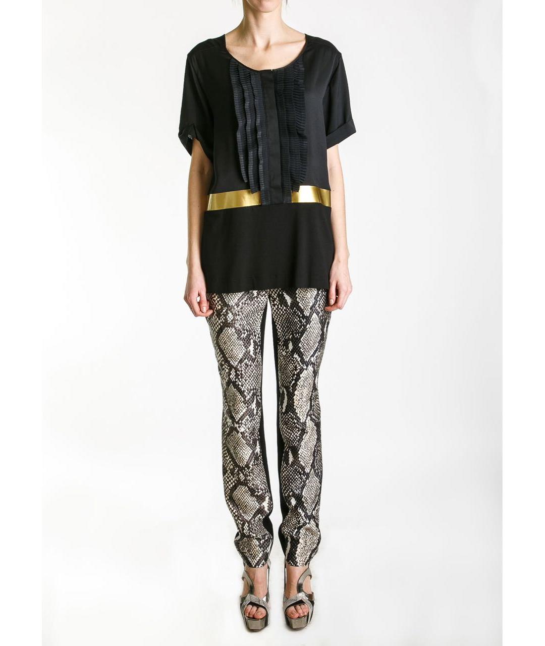 DIANE VON FURSTENBERG Черные прямые брюки, фото 5