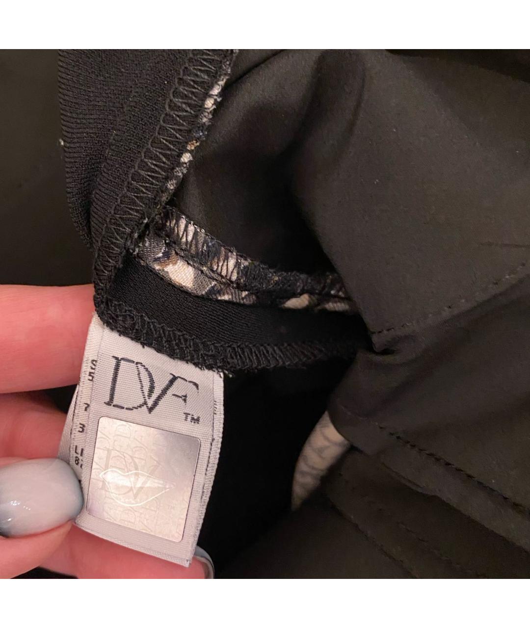 DIANE VON FURSTENBERG Черные прямые брюки, фото 8