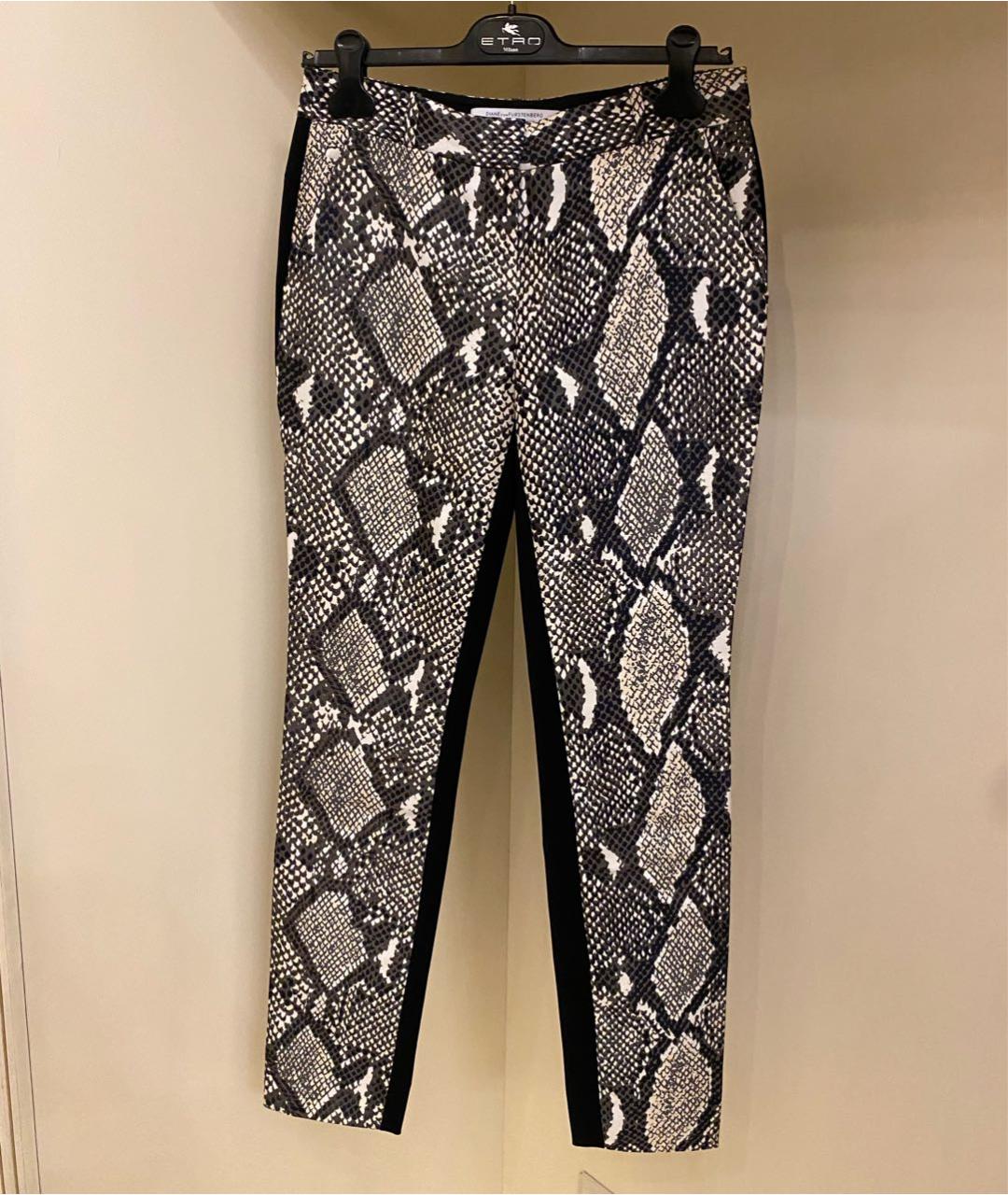 DIANE VON FURSTENBERG Черные прямые брюки, фото 9