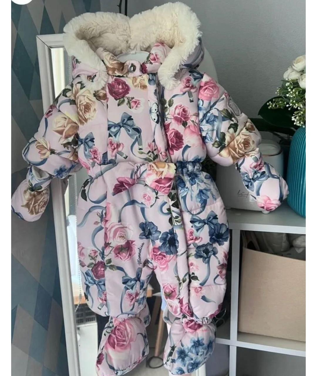 MONNALISA Розовый полиэстеровый комбинезон, фото 9