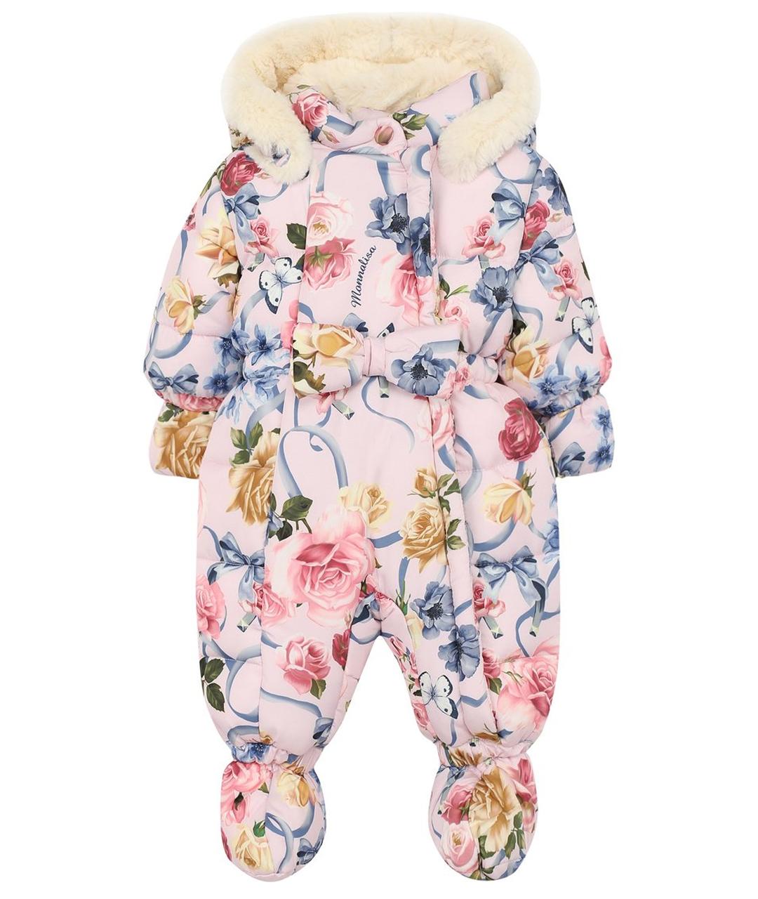 MONNALISA Розовый полиэстеровый комбинезон, фото 1